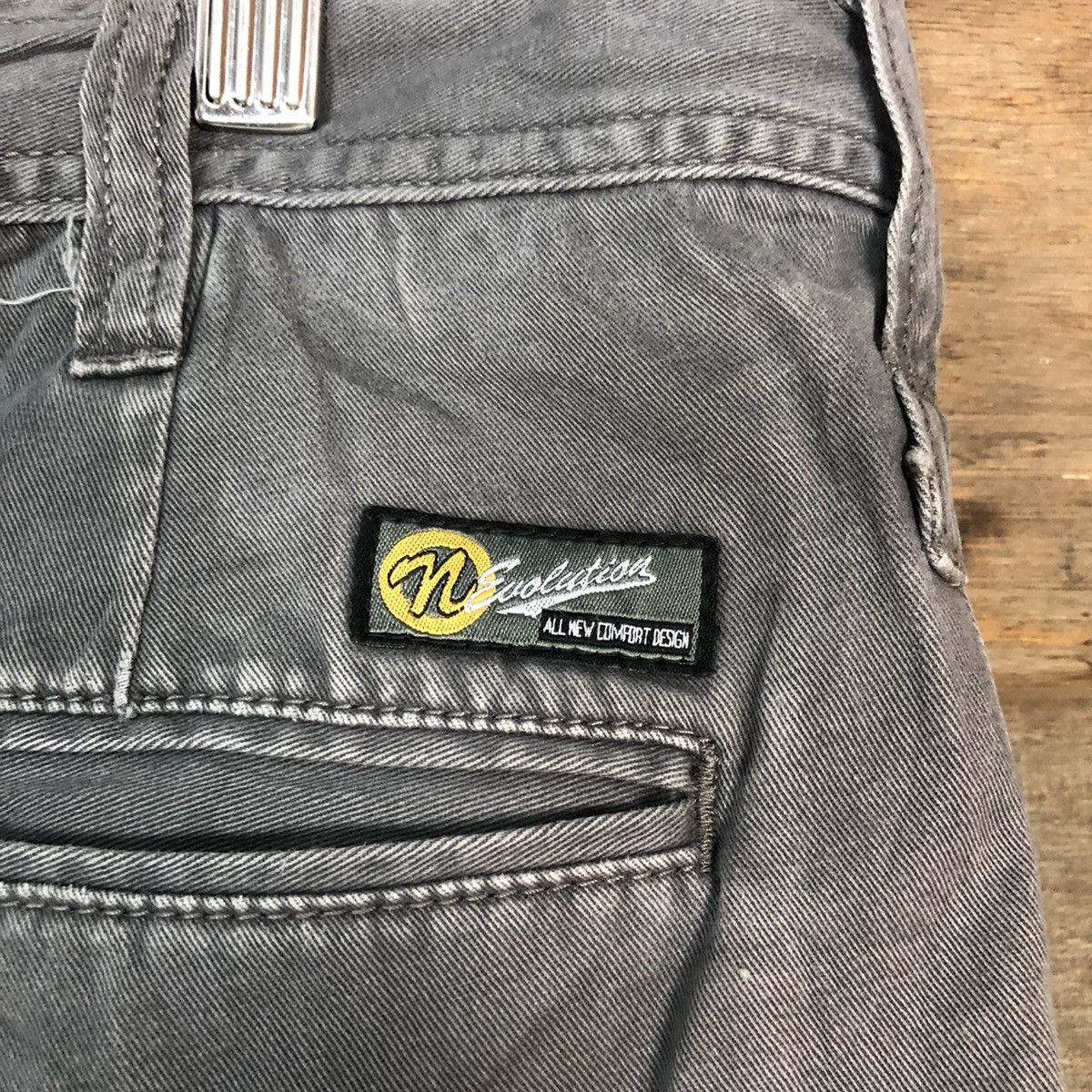 Japanese Brand N Evolutions Grey Cargo Multipocket Pants #885 Size US 31 - 16 Thumbnail
