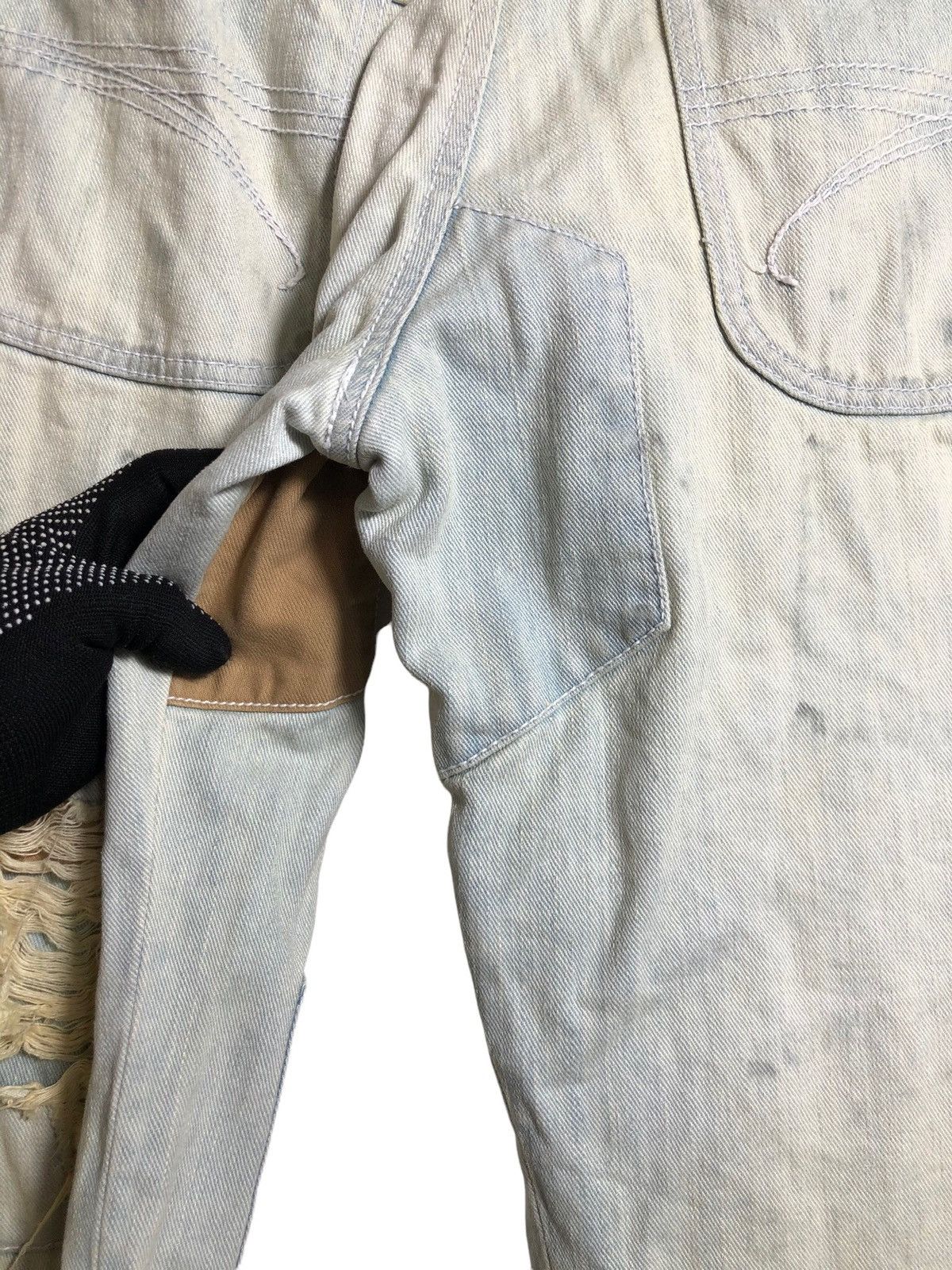 Japanese Brand The original Ttu exhibition patchwork denim