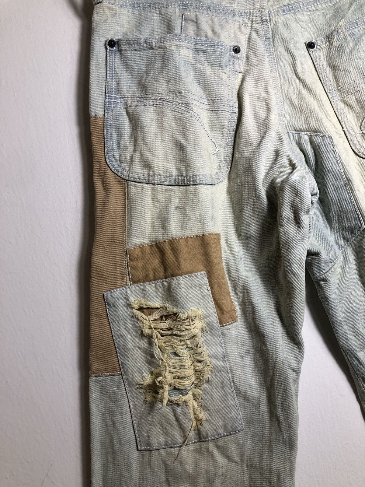 Japanese Brand The original Ttu exhibition patchwork denim