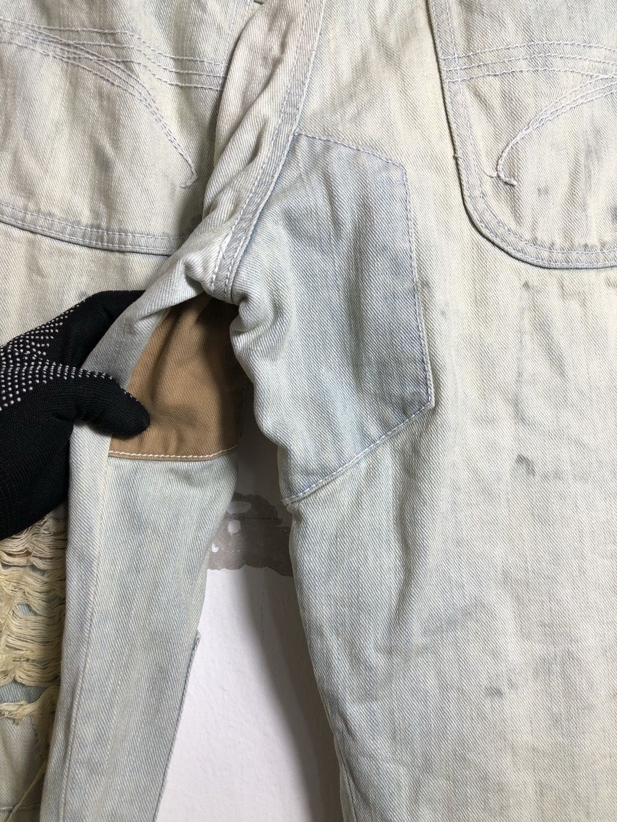 Japanese Brand The original Ttu exhibition patchwork denim