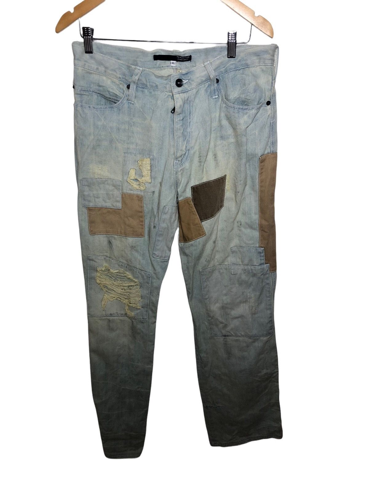 Japanese Brand The original Ttu exhibition patchwork denim