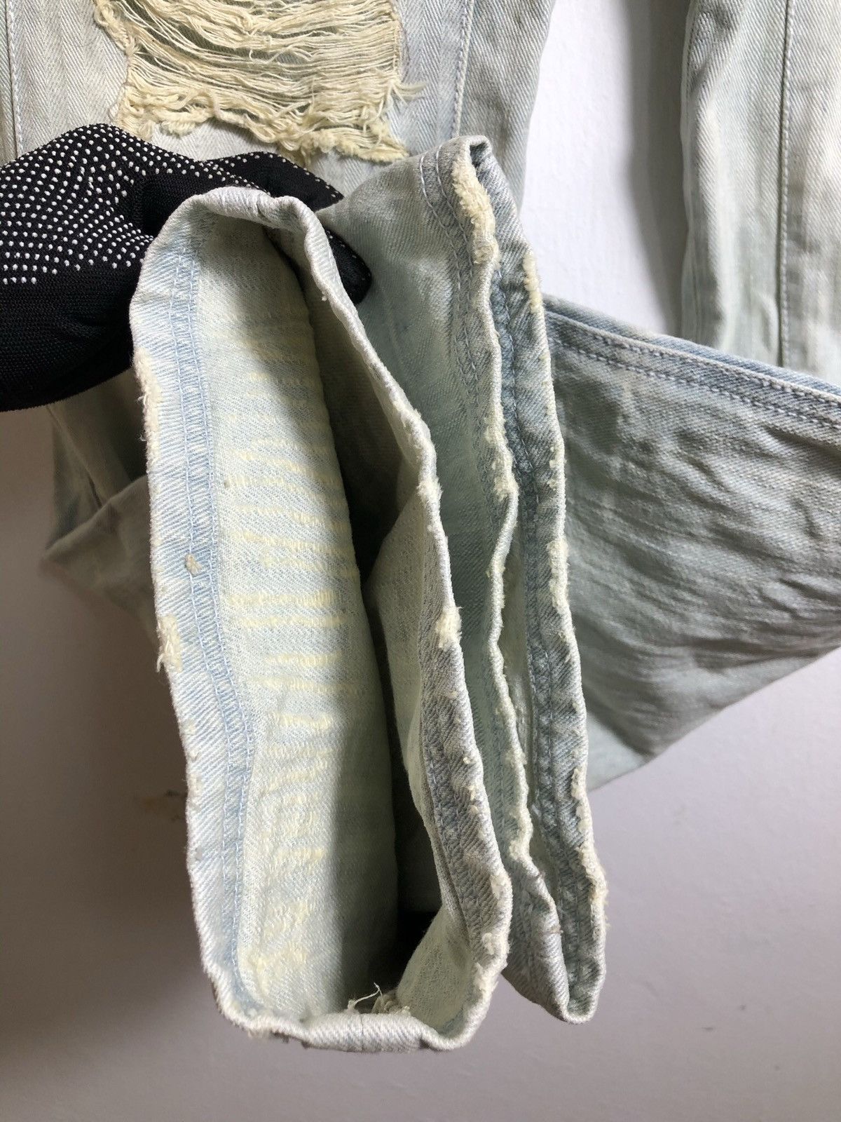 Japanese Brand The original Ttu exhibition patchwork denim