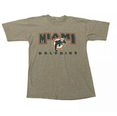 Miami Dolphins Shirt Go Fins! 1960's Vintage AFL - Anynee