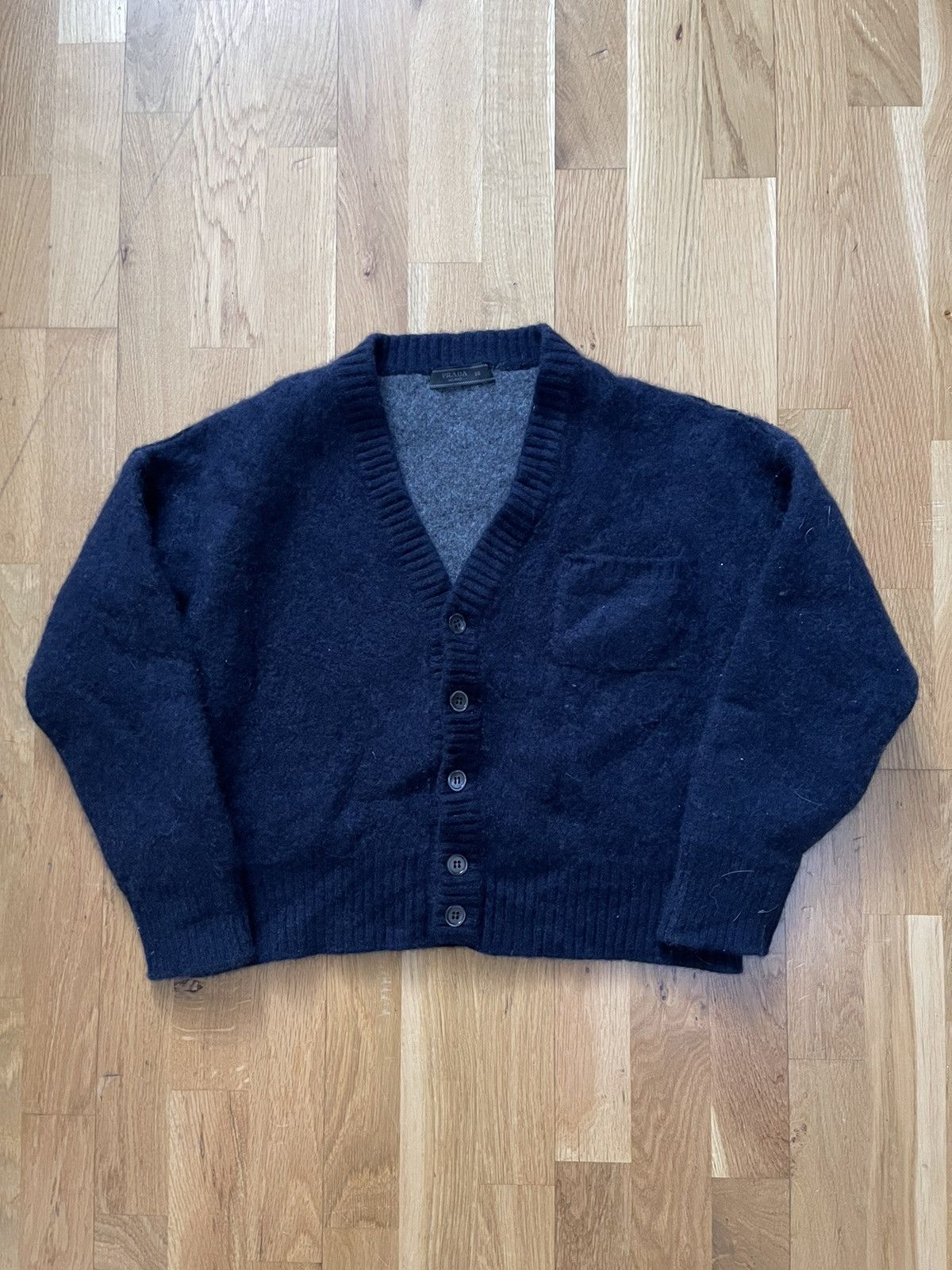 Prada Prada cashmere blue cardigan Size US M / EU 48-50 / 2 - 1 Thumbnail