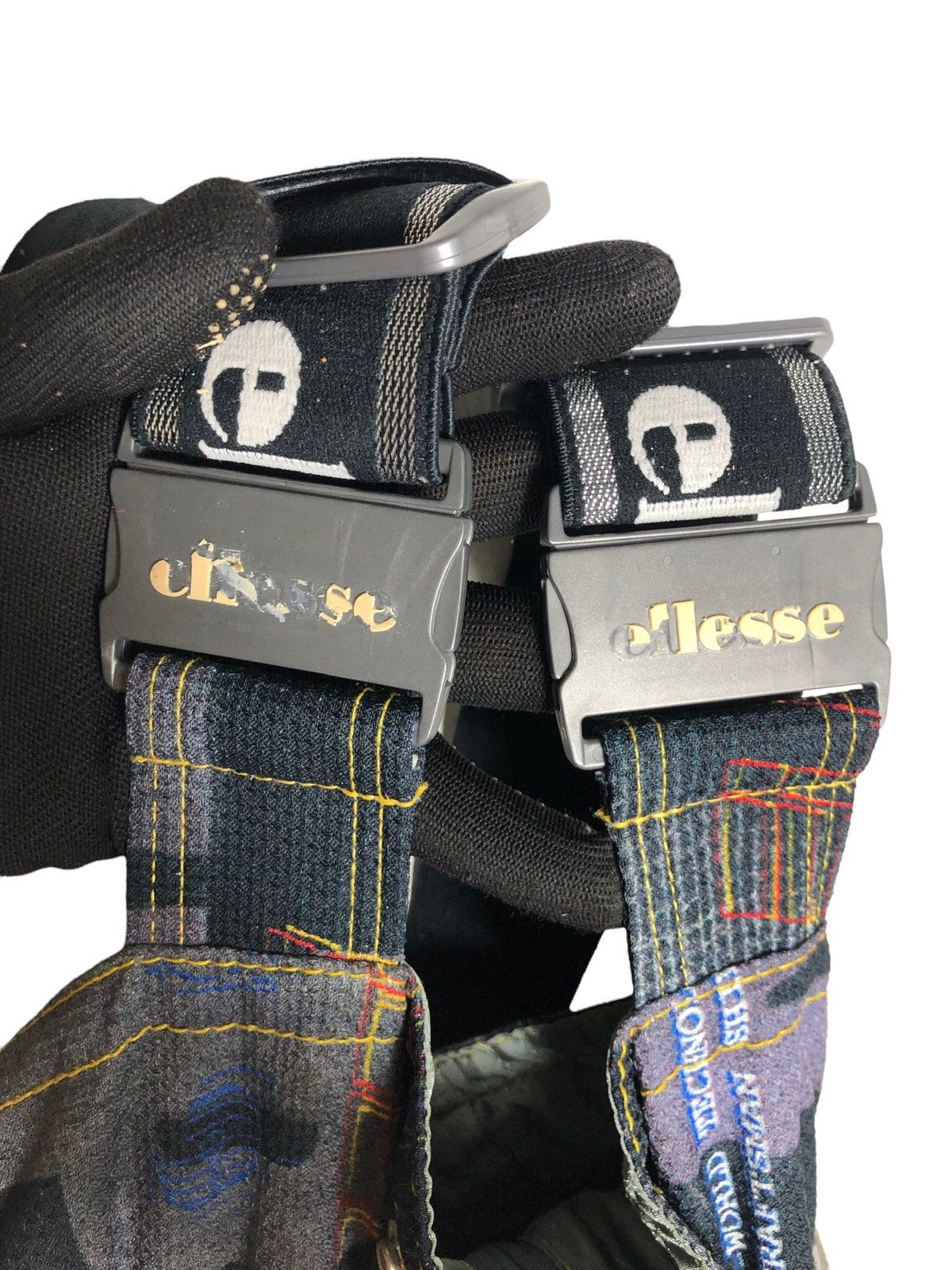 Ellesse × Japanese Brand ELLESE Ski Wear Overalls Full Print Design Size US 36 / EU 52 - 6 Thumbnail