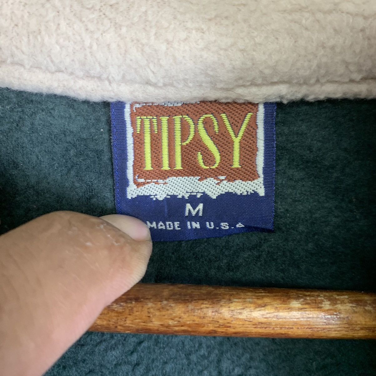 Tipsy Elves Vintage 90s Tipsy Zip Up Fleece Jacket Size US M / EU 48-50 / 2 - 7 Thumbnail