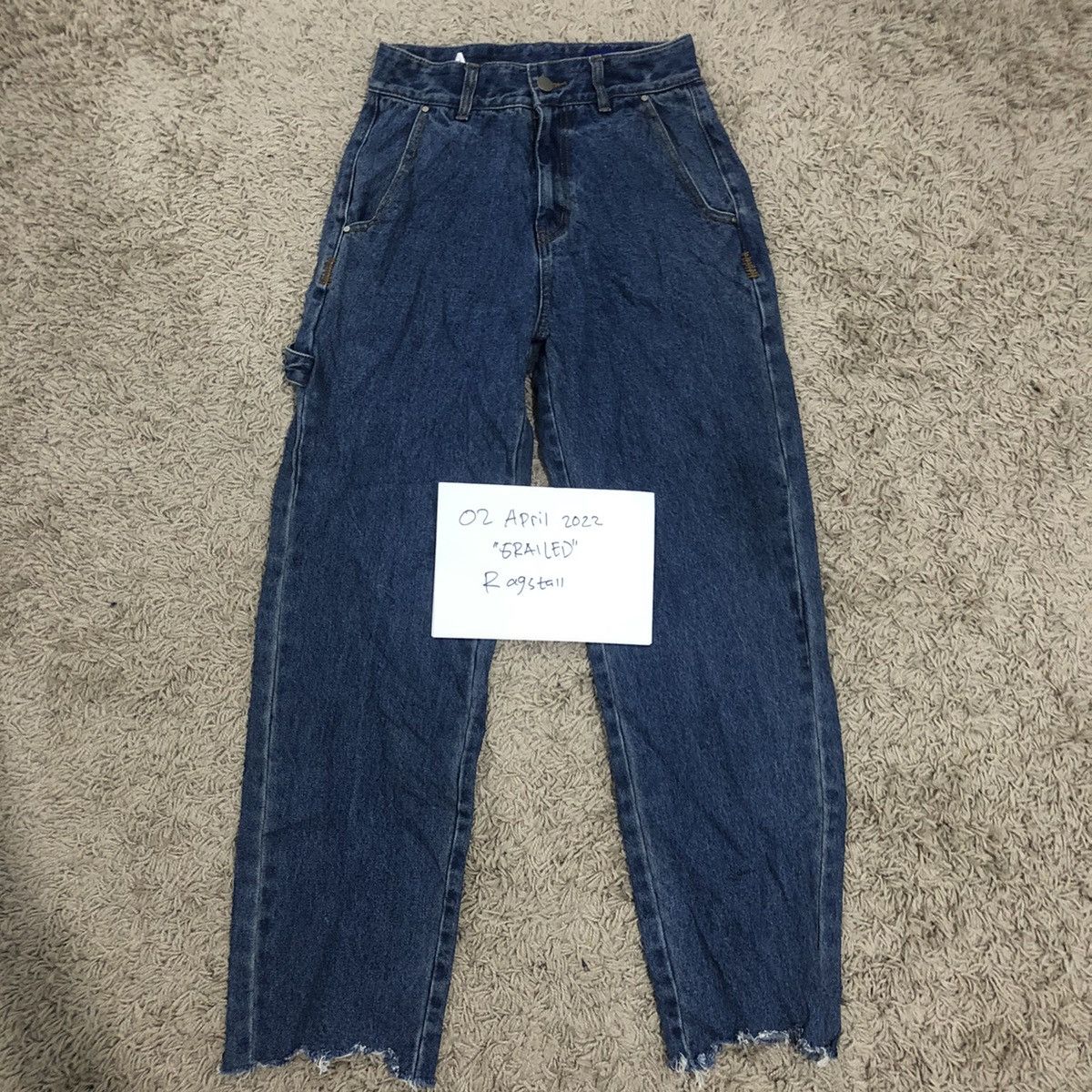 ■ADERERROR■ Alviat jeans Blue ADER error Blue Alviat Denim Shorts ADER error