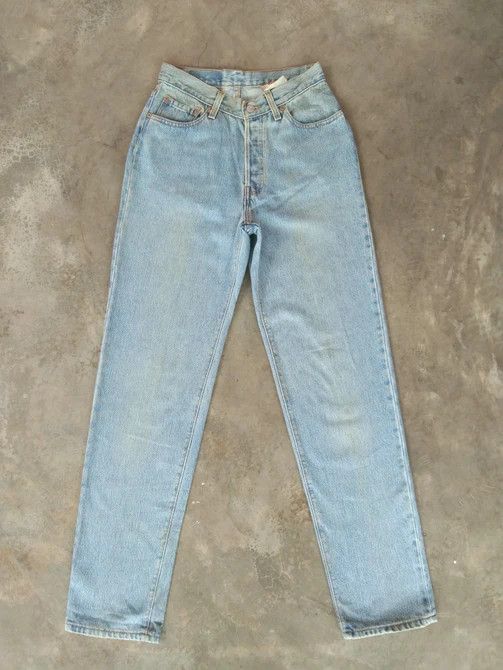image of Levis x Vintage 90's Vintage Levi's 501 Made In Usa Distressed Jeans 27X31 in Blue, Men's