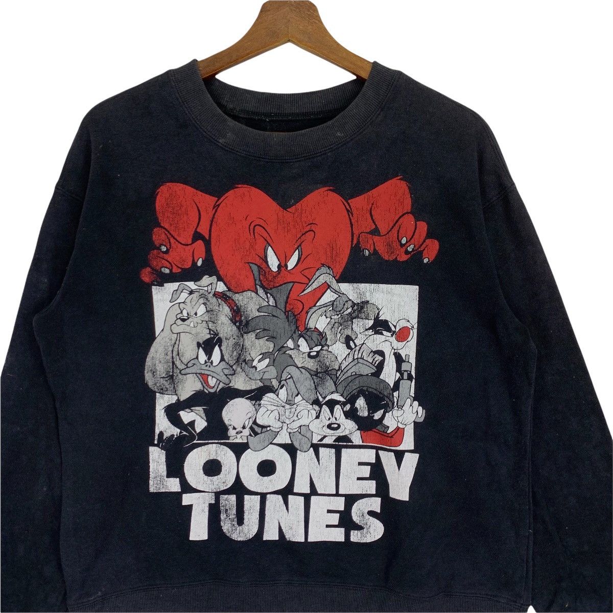 Cartoon Network Vintage Looney Tunes BigLogo Crewneck Sweatshirt Size US S / EU 44-46 / 1 - 2 Thumbnail