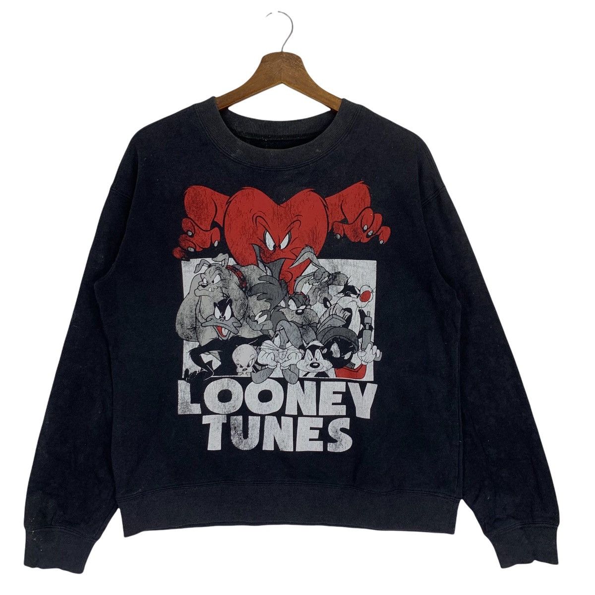 Cartoon Network Vintage Looney Tunes BigLogo Crewneck Sweatshirt Size US S / EU 44-46 / 1 - 1 Thumbnail
