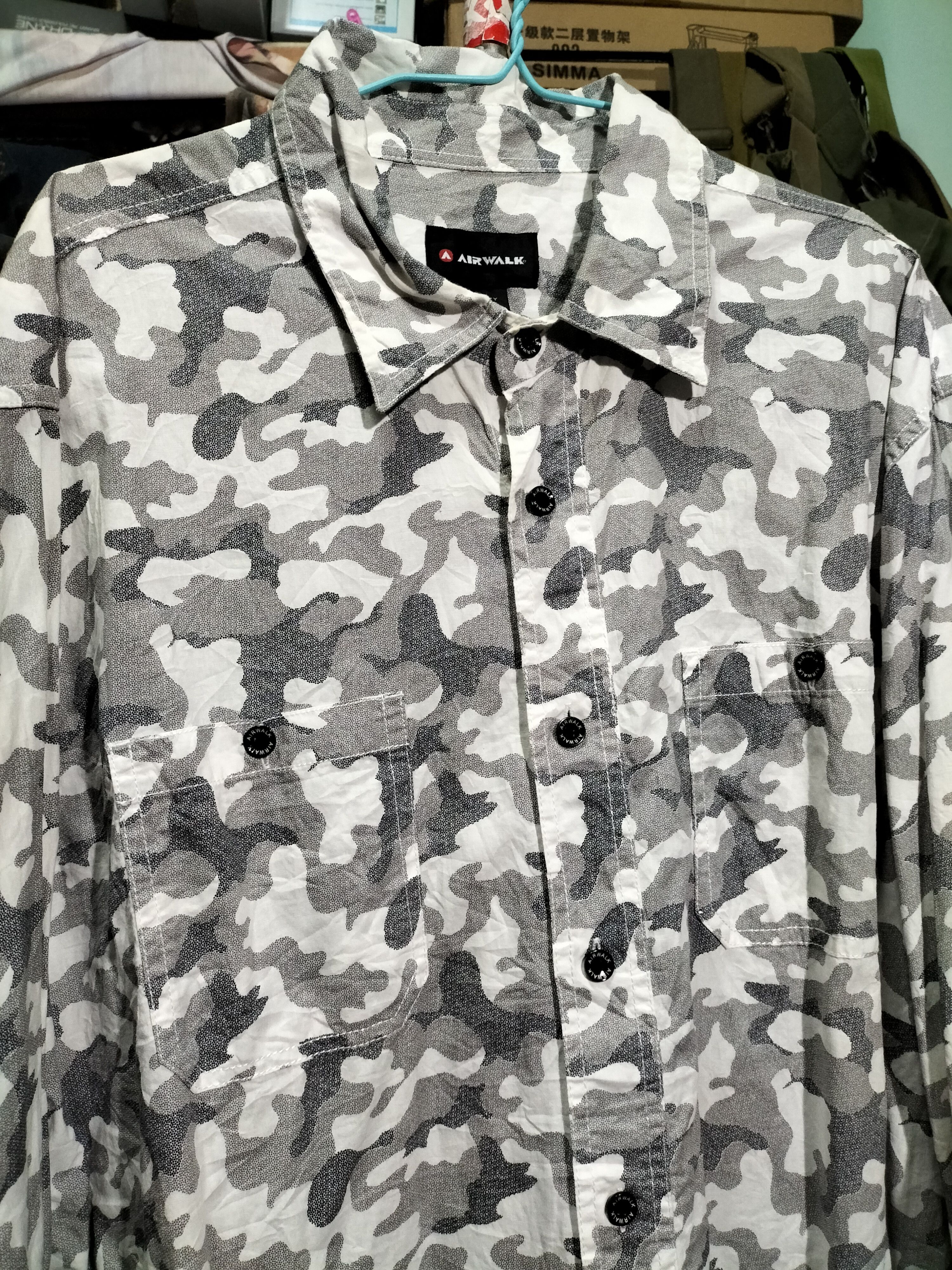 Airwalk Vintage Airwalk Snow Camouflage Shirts Fashion skate street Size US XXL / EU 58 / 5 - 2 Thumbnail