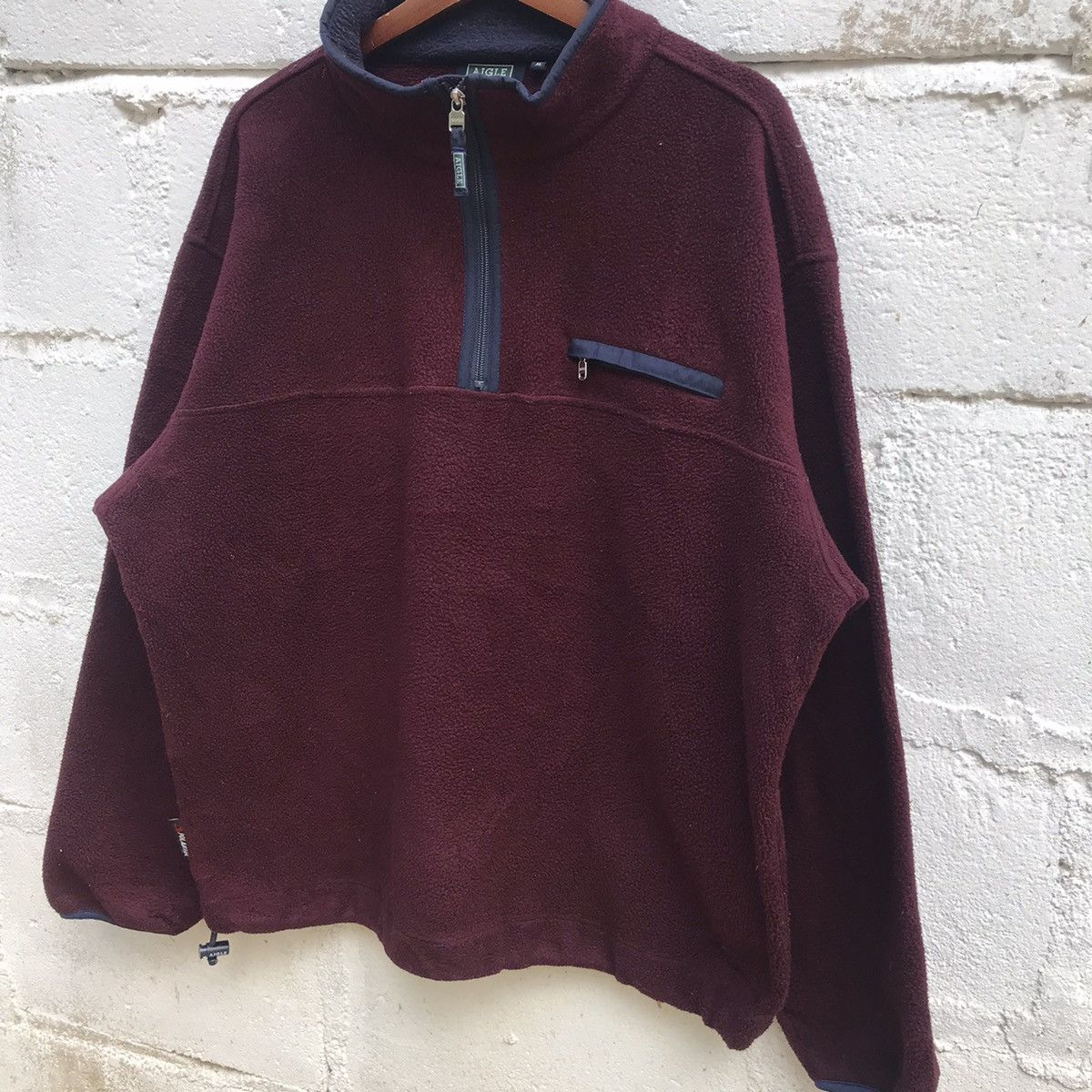 Aigle Vintage Aigle Polartec Half Zip Fleece Sweatshirt Size US XL / EU 56 / 4 - 3 Thumbnail