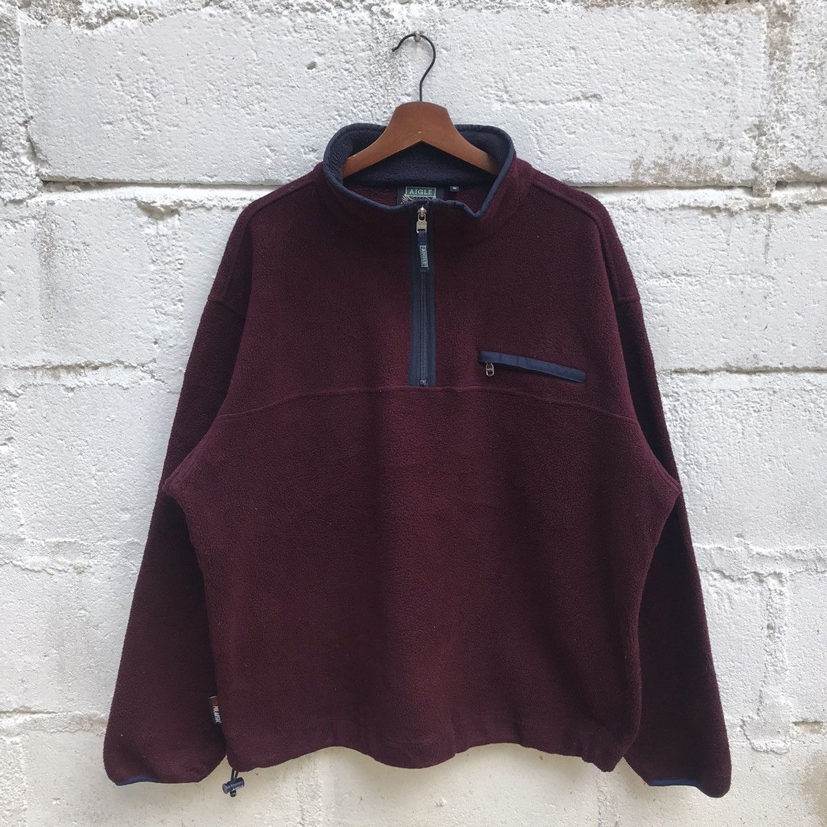 Aigle Vintage Aigle Polartec Half Zip Fleece Sweatshirt Size US XL / EU 56 / 4 - 1 Thumbnail