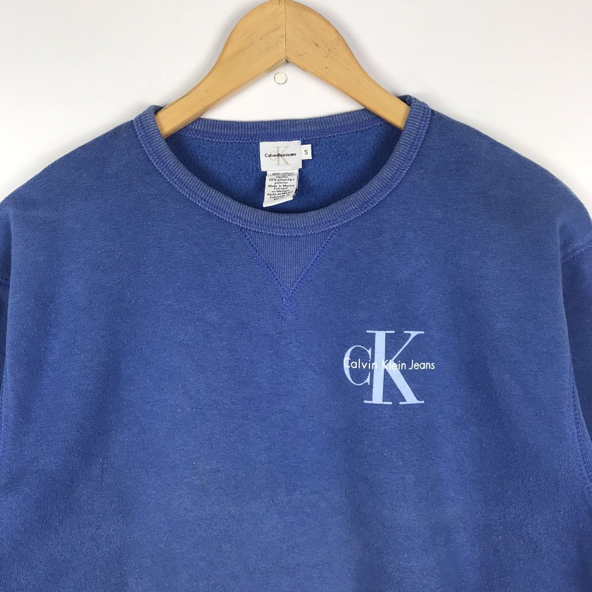 Calvin Klein Vintage Calvin Klein Sweatshirt Big Logo Size US L / EU 52-54 / 3 - 4 Thumbnail