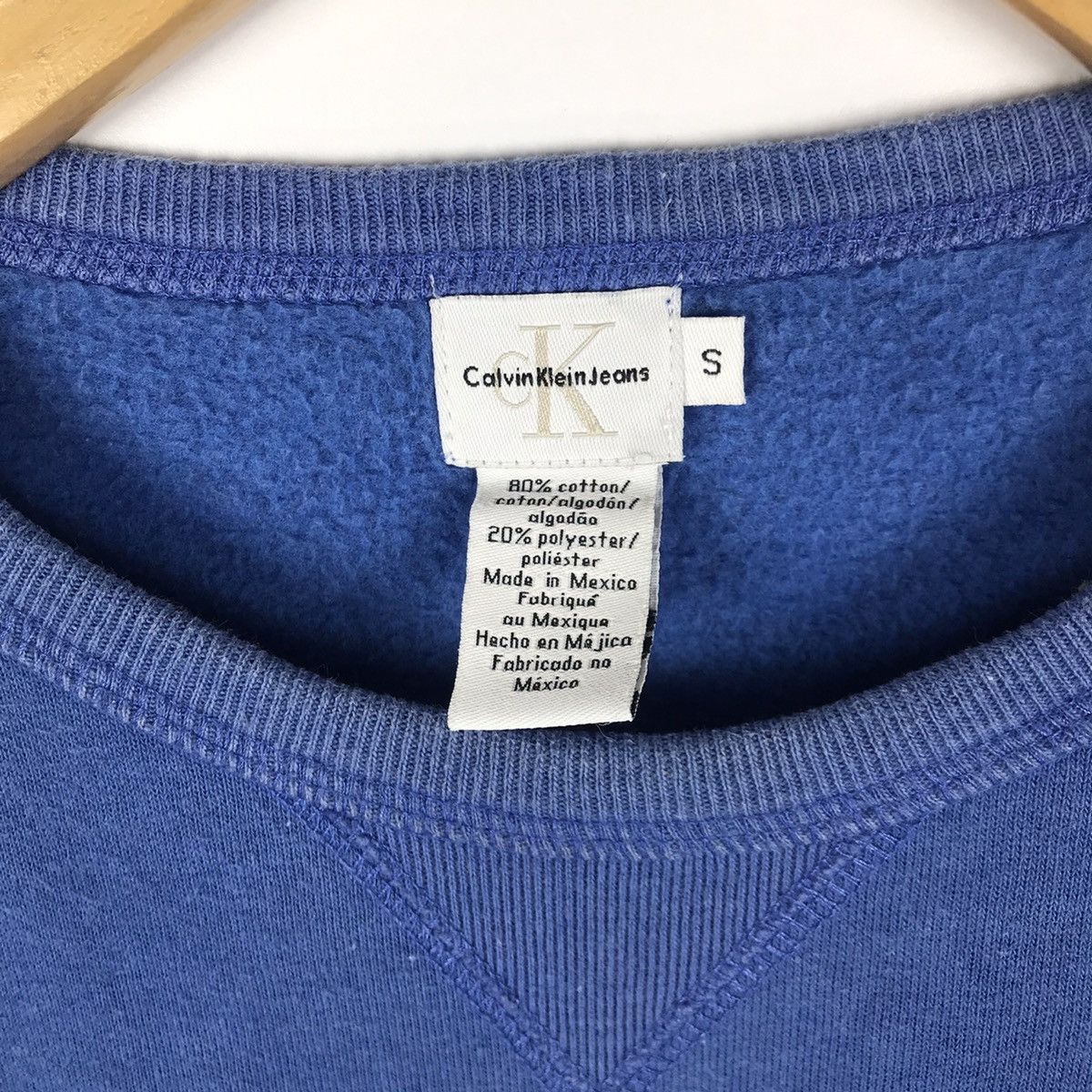 Calvin Klein Vintage Calvin Klein Sweatshirt Big Logo Size US L / EU 52-54 / 3 - 5 Thumbnail