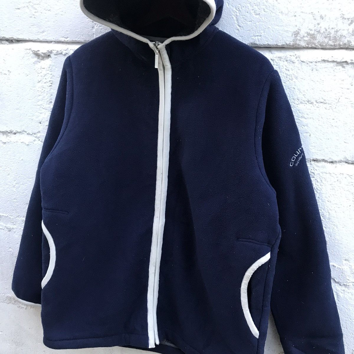Courreges Courreges Sport Hoodie Sweatshirt Fleece Size US L / EU 52-54 / 3 - 3 Thumbnail