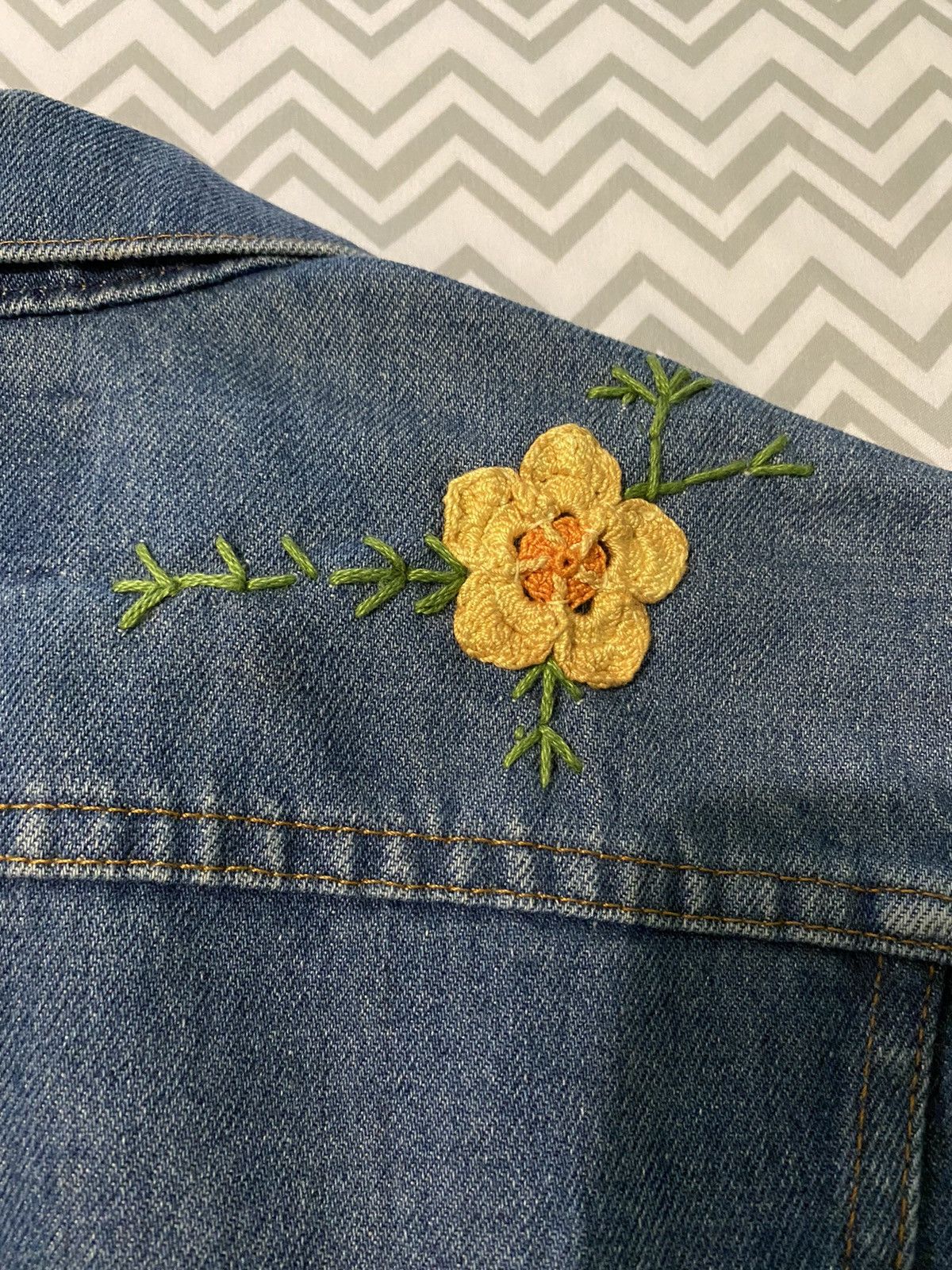 Levi's Levi’s Authorized Vintage X Bentgablenits Trucker Jacket Size US XS / EU 42 / 0 - 6 Thumbnail