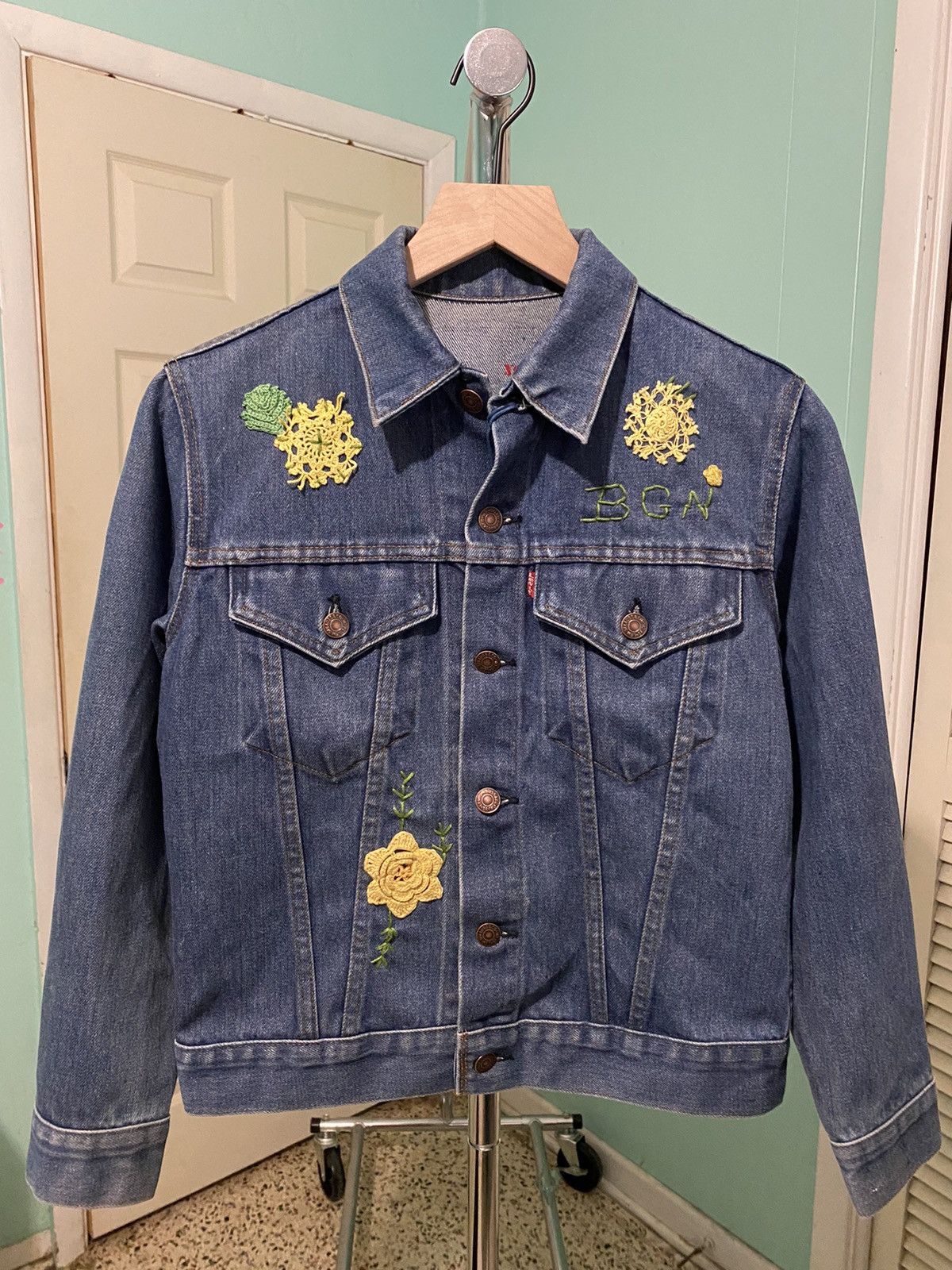 Levi's Levi’s Authorized Vintage X Bentgablenits Trucker Jacket Size US XS / EU 42 / 0 - 1 Thumbnail