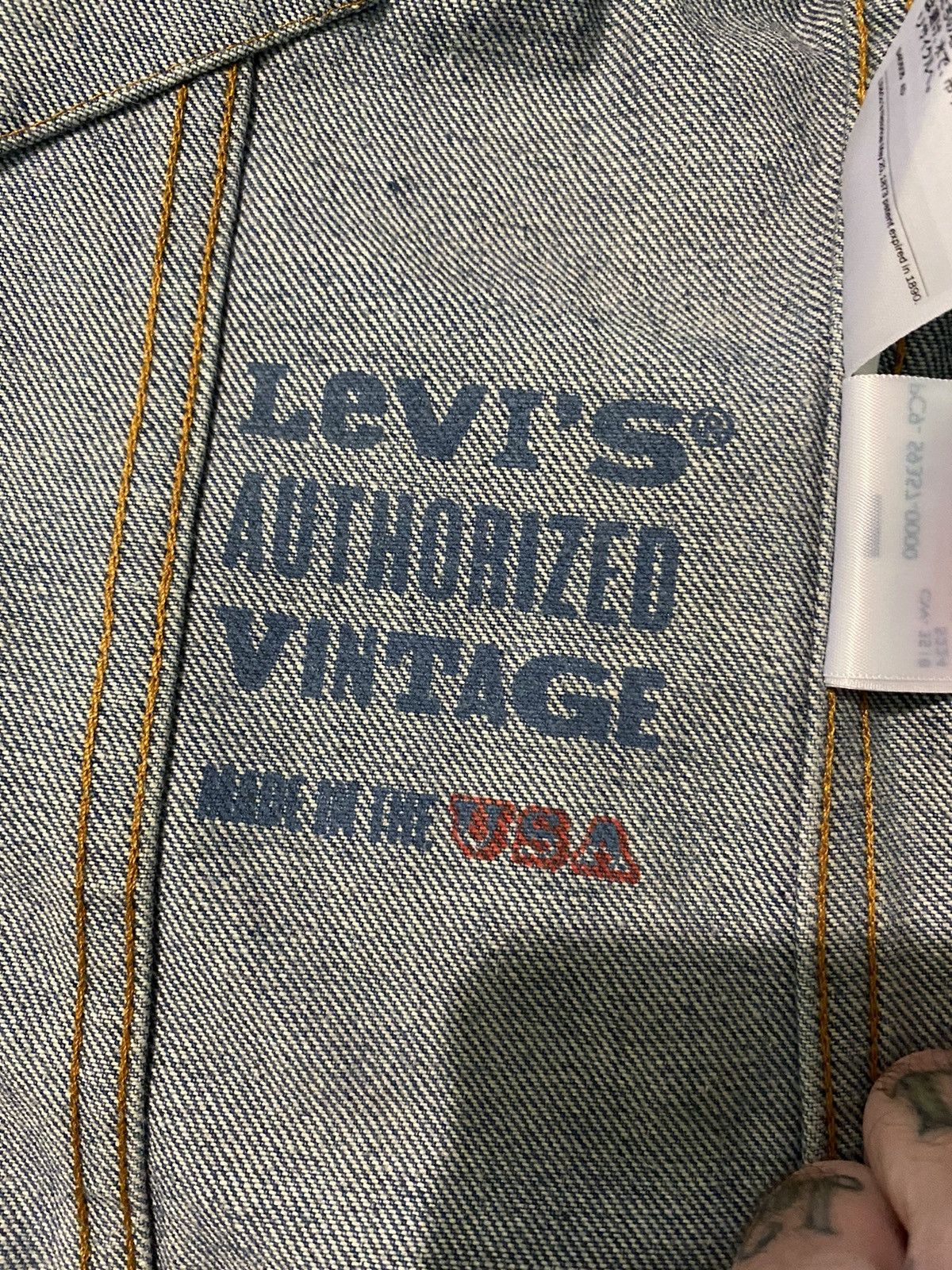 Levi's Levi’s Authorized Vintage X Bentgablenits Trucker Jacket Size US XS / EU 42 / 0 - 11 Thumbnail
