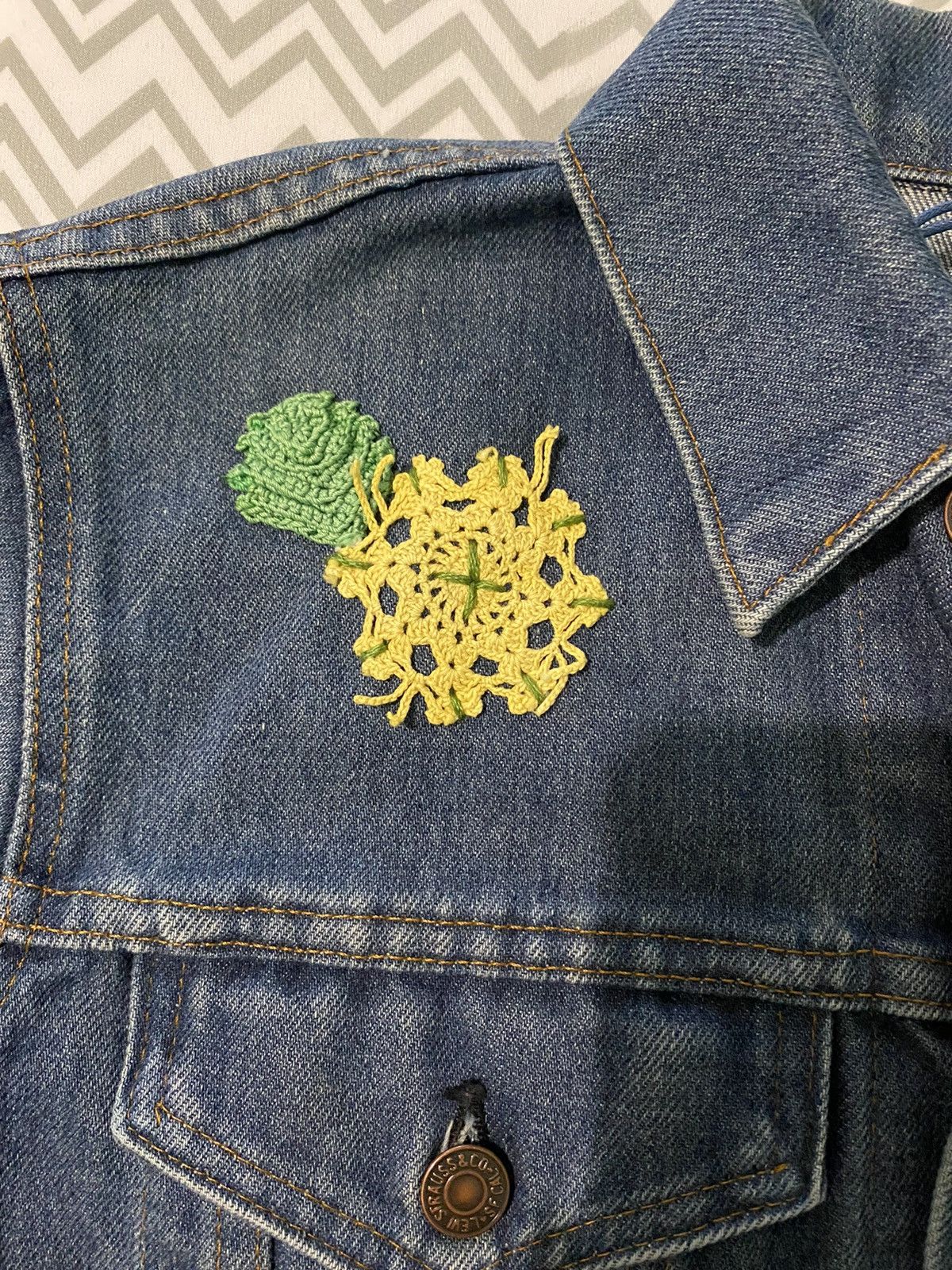 Levi's Levi’s Authorized Vintage X Bentgablenits Trucker Jacket Size US XS / EU 42 / 0 - 5 Thumbnail