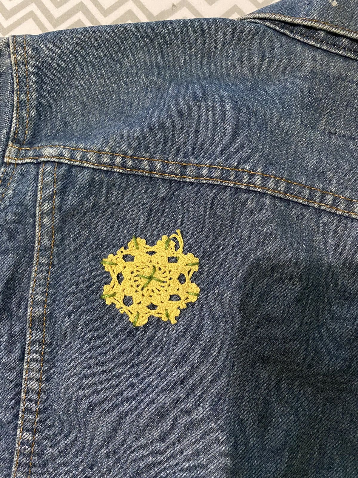 Levi's Levi’s Authorized Vintage X Bentgablenits Trucker Jacket Size US XS / EU 42 / 0 - 7 Thumbnail