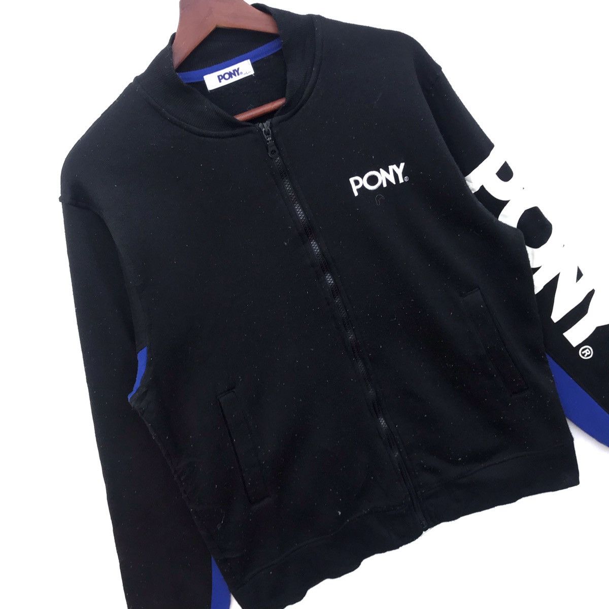 PONY Vintage Pony Spellout Zipper Sweatshirt Size US L / EU 52-54 / 3 - 2 Thumbnail