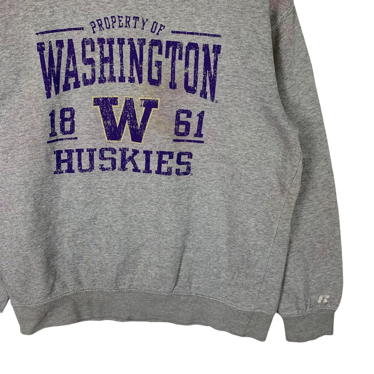 Russell Athletic Vintage Russell Washington Huskies Big Logo Sweatshirt Size US L / EU 52-54 / 3 - 3 Thumbnail