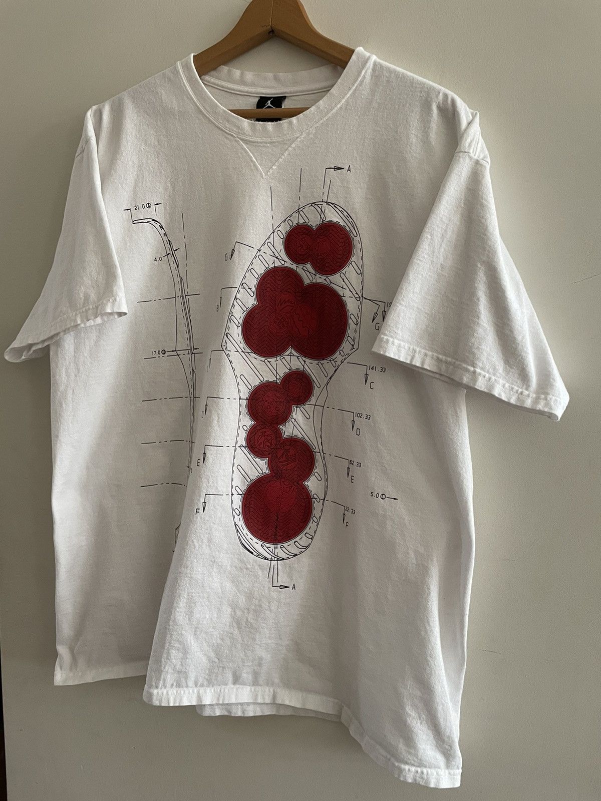 Jordan Brand Vintage Jordan 21 Graphic Tee Shirt 2005 Y2K Size US XL / EU 56 / 4 - 1 Thumbnail