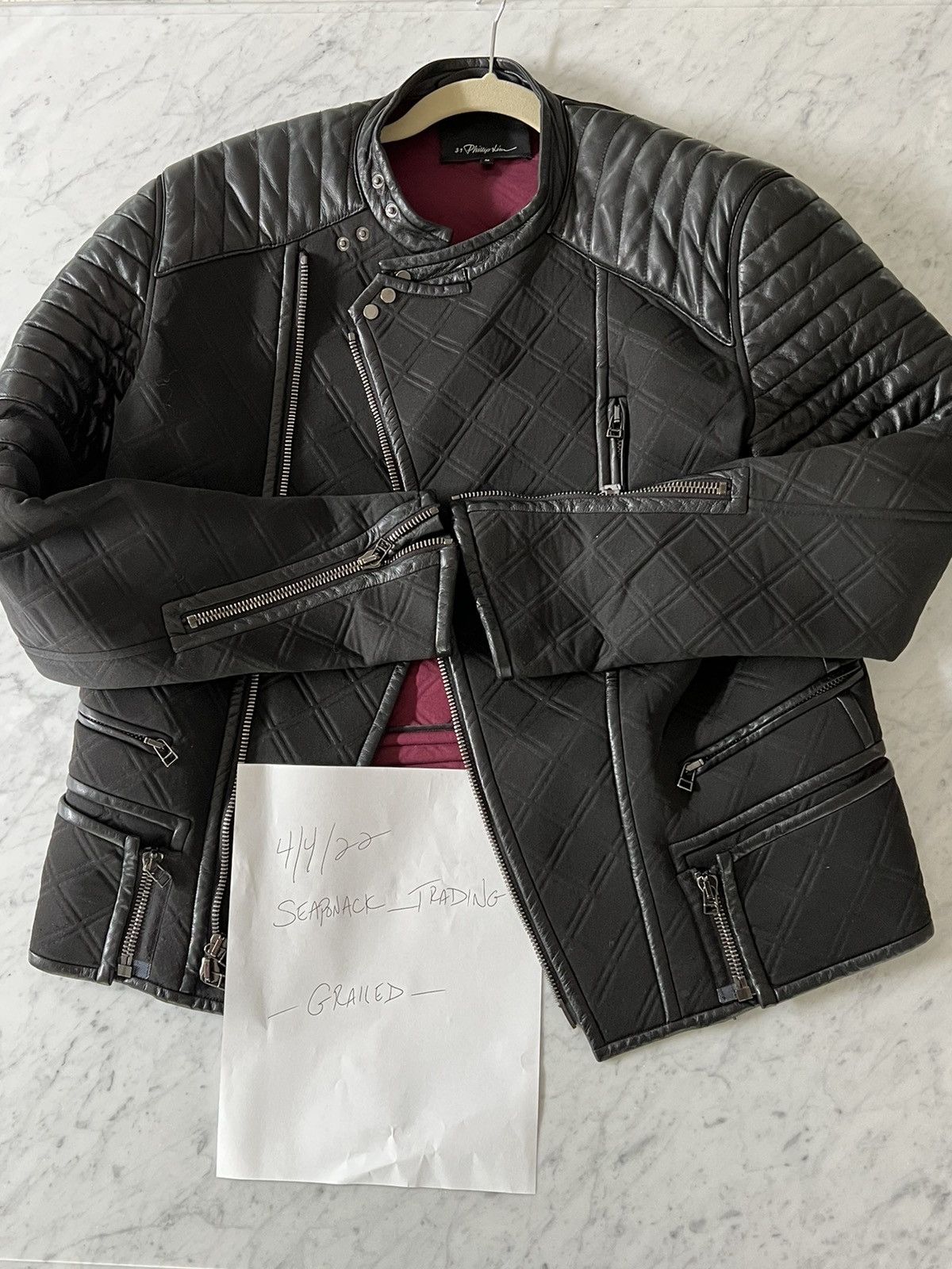 3.1 Phillip Lim 3.1 Phillip Lim leather and neoprene motocross Jacket size M Size US M / EU 48-50 / 2 - 9 Thumbnail