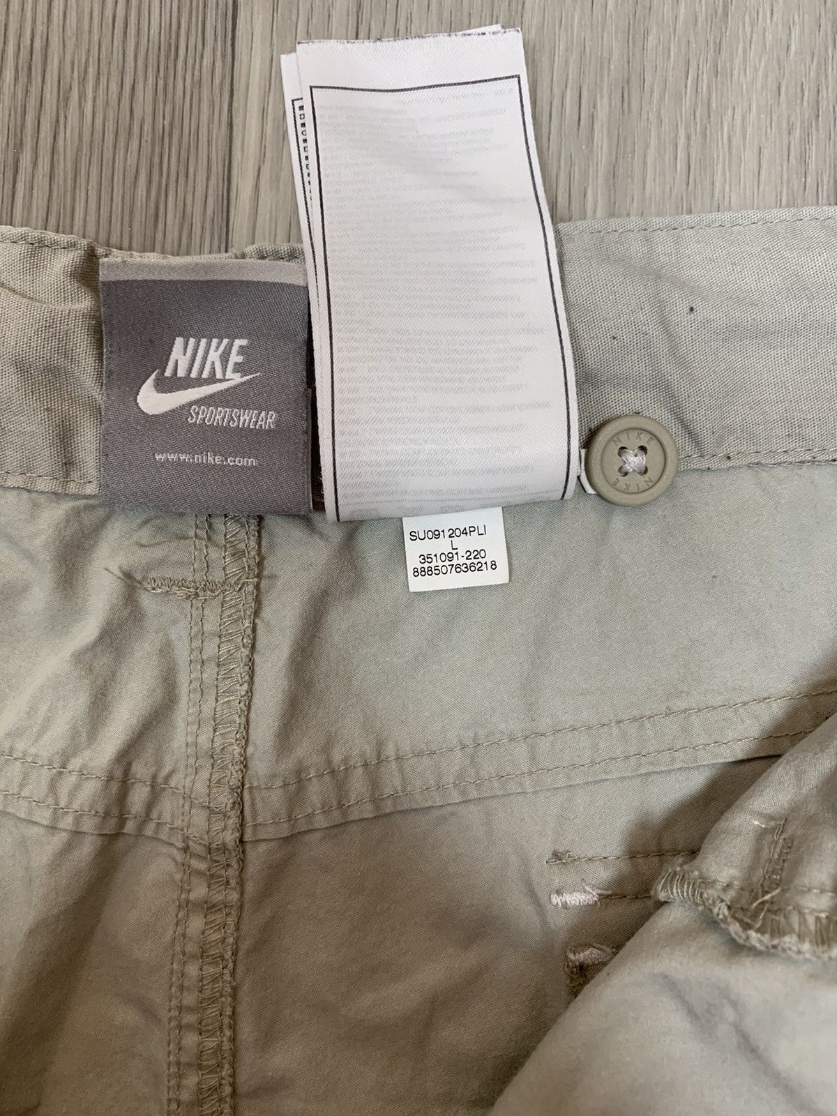 Nike × Vintage Nike Vintage cargo shorts Size US 34 / EU 50 - 8 Thumbnail