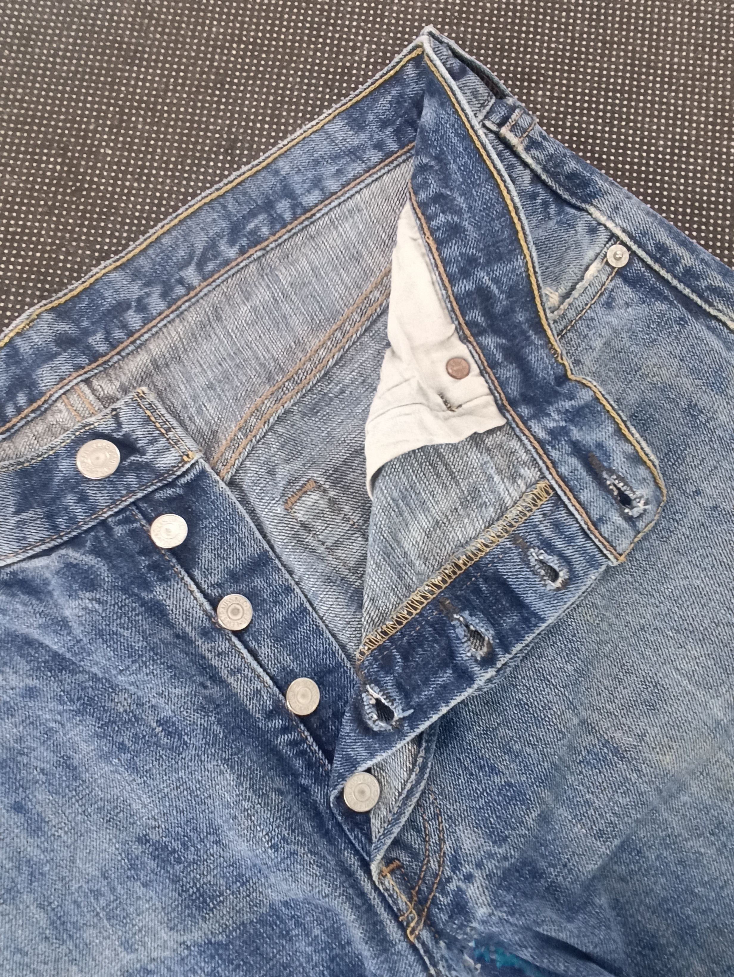Jean × Levi's × Vintage VINTAGE LEVIS 501 BLUE JEANS -J276 Size US 36 / EU 52 - 3 Thumbnail