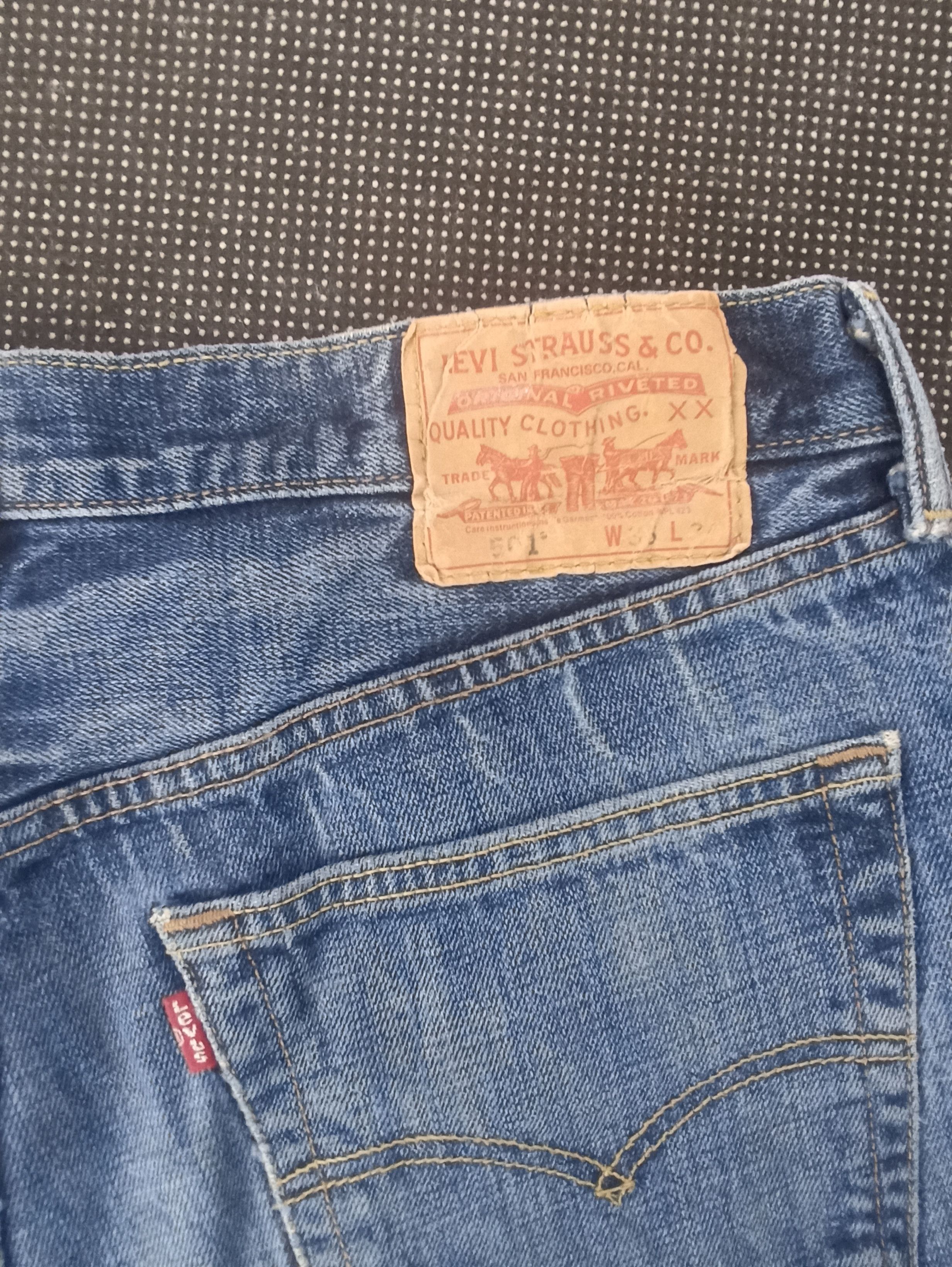 Jean × Levi's × Vintage VINTAGE LEVIS 501 BLUE JEANS -J276 Size US 36 / EU 52 - 10 Thumbnail