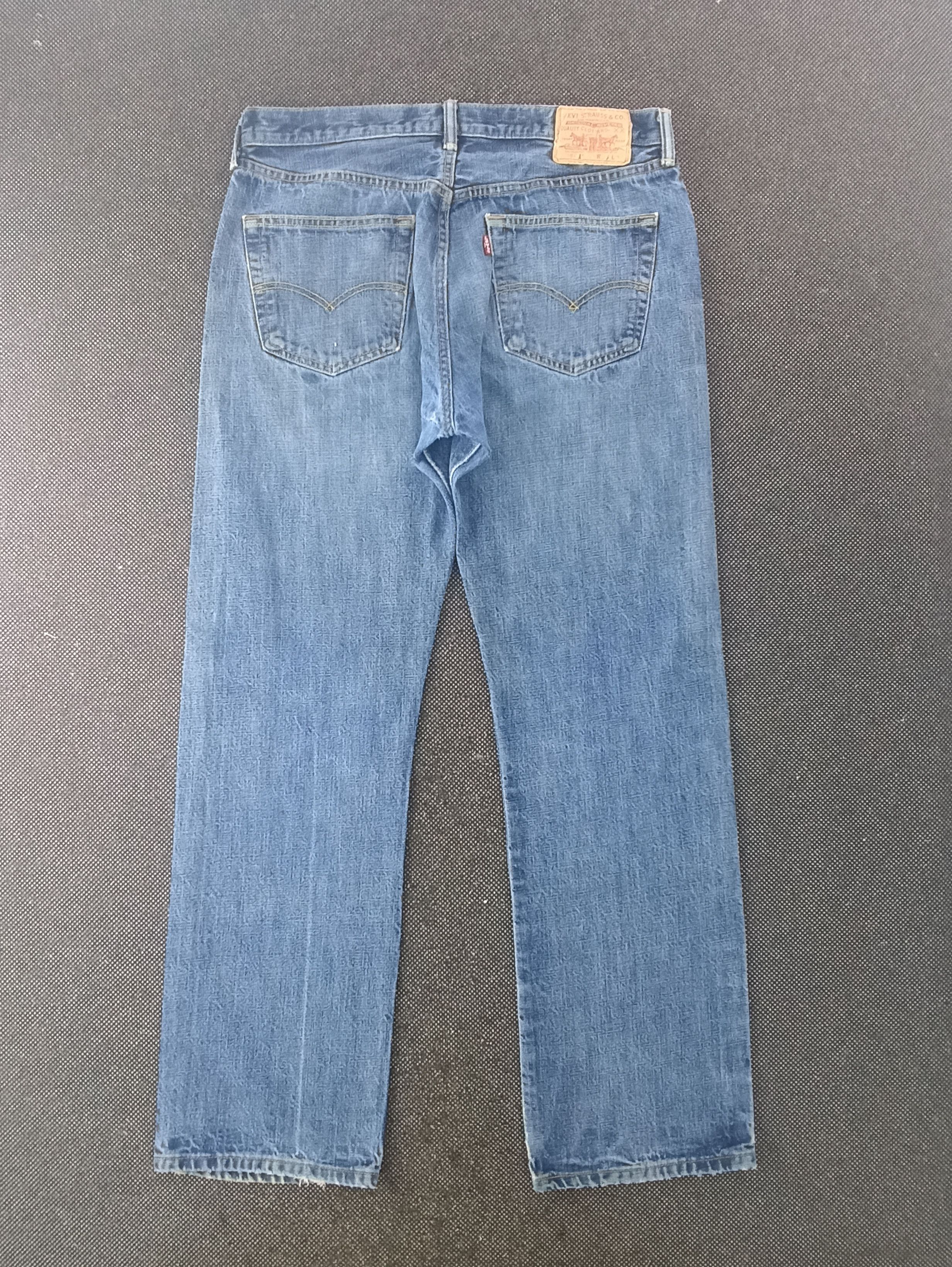 Jean × Levi's × Vintage VINTAGE LEVIS 501 BLUE JEANS -J276 Size US 36 / EU 52 - 2 Thumbnail