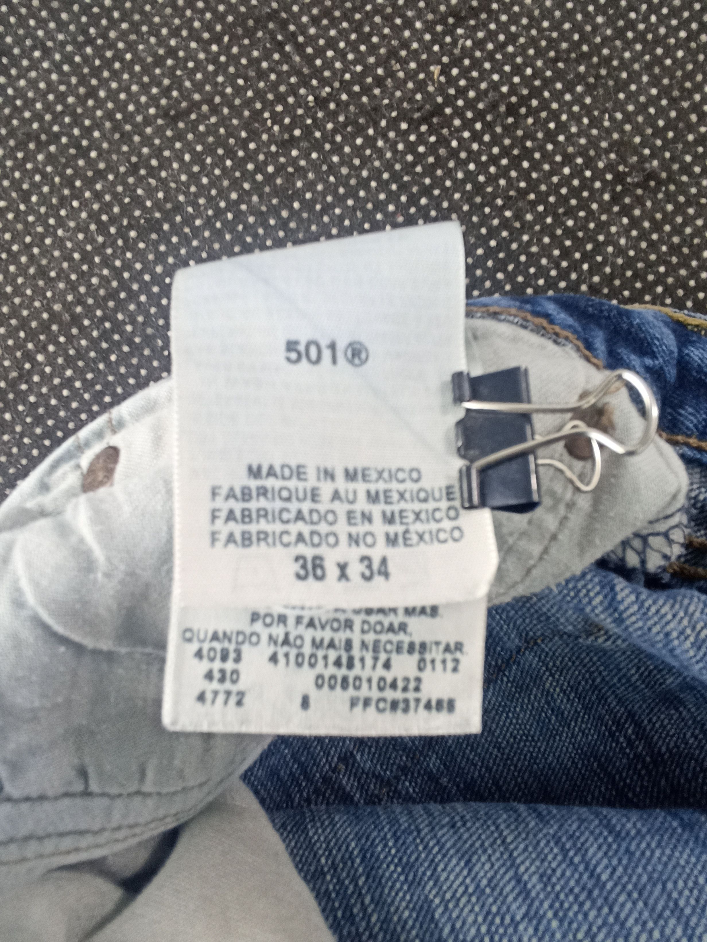 Jean × Levi's × Vintage VINTAGE LEVIS 501 BLUE JEANS -J276 Size US 36 / EU 52 - 5 Thumbnail