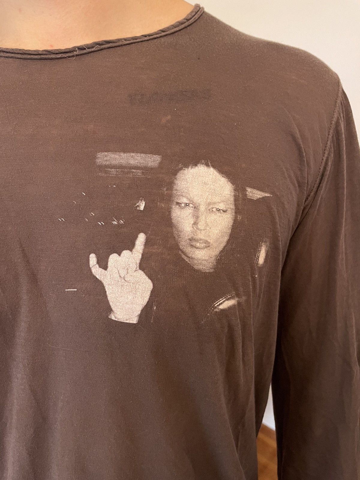 Rick Owens Drkshdw 2008 Drkshdw graphic tee kembra print fits a M Size US M / EU 48-50 / 2 - 2 Thumbnail