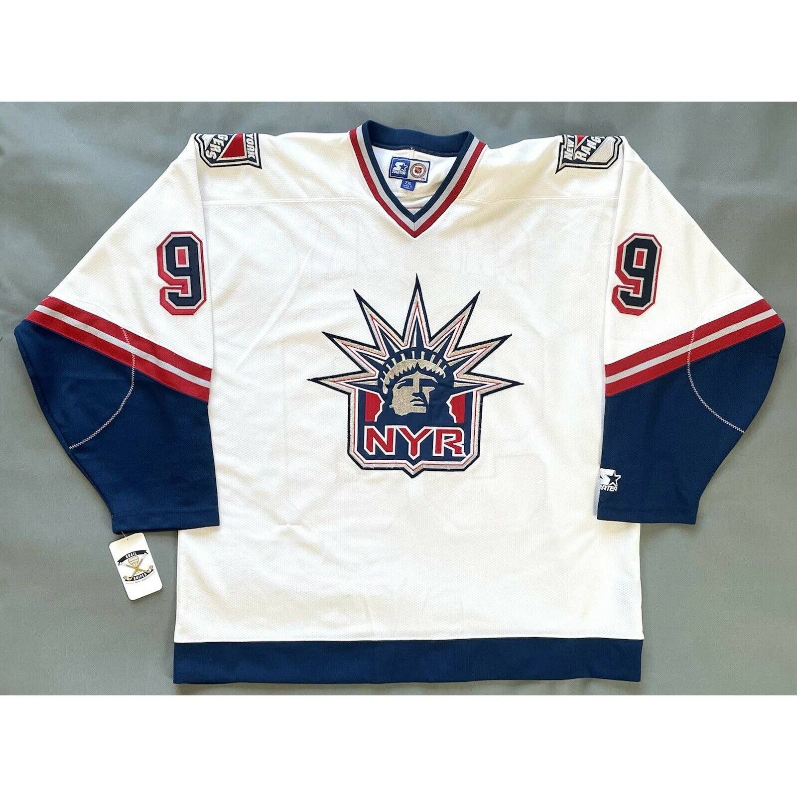 Starter New York Rangers Wayne Gretzky White NHL Hockey Starter New York Rangers Wayne Gretzky White NHL Hockey