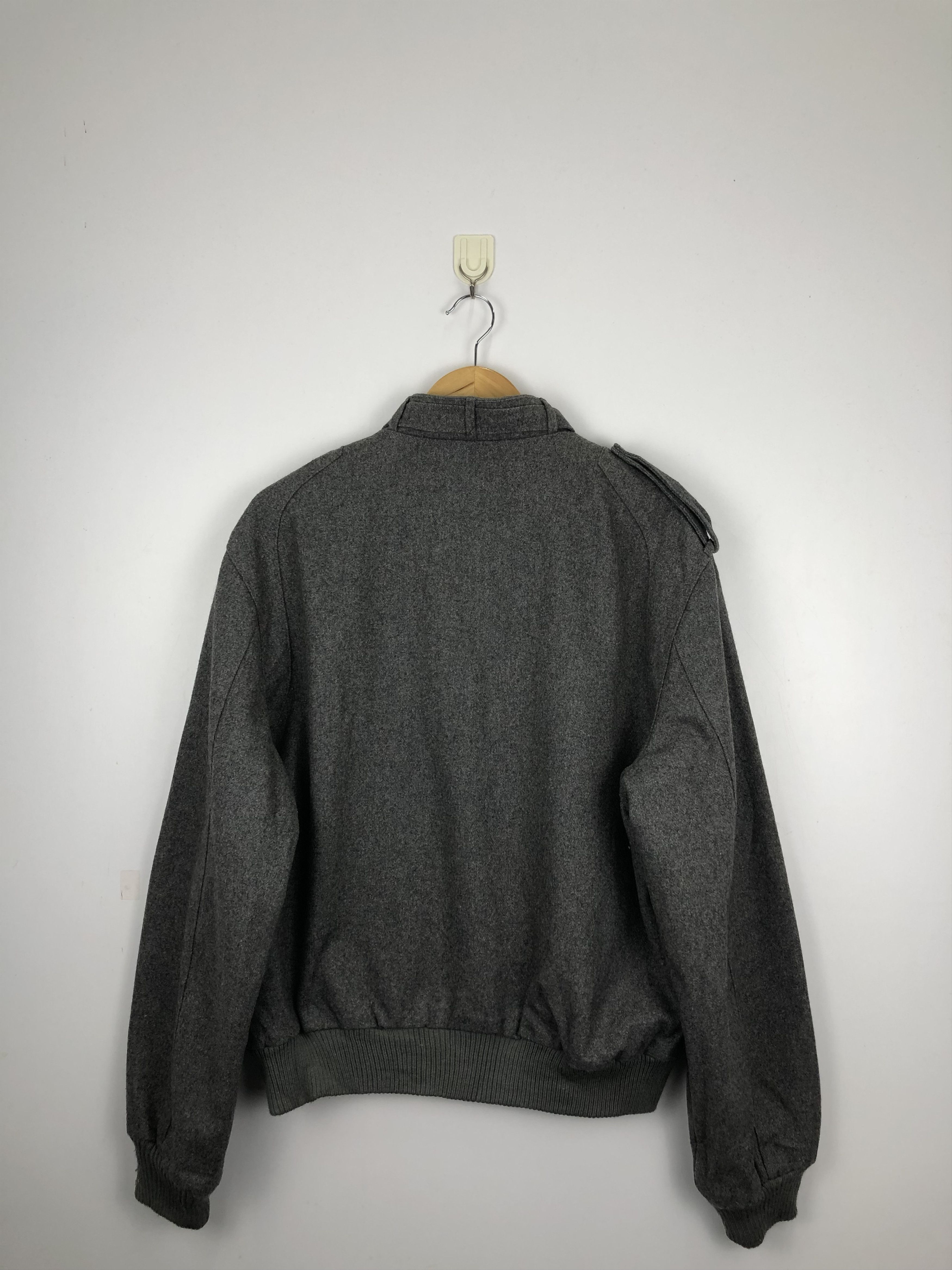 Members Only Vintage 90s Members Only Zipper Wool Jacket V0442 Size US L / EU 52-54 / 3 - 3 Thumbnail