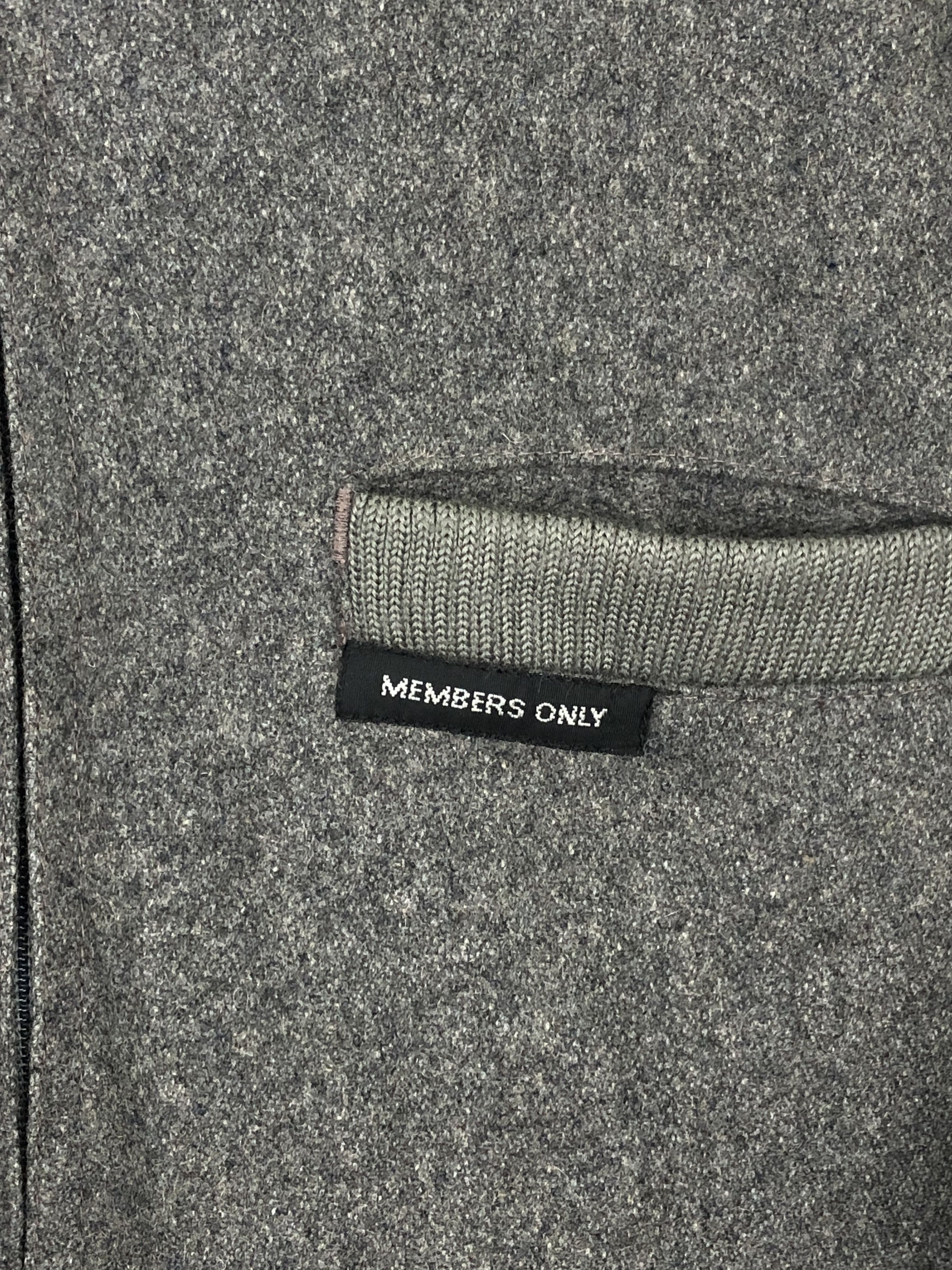 Members Only Vintage 90s Members Only Zipper Wool Jacket V0442 Size US L / EU 52-54 / 3 - 7 Thumbnail