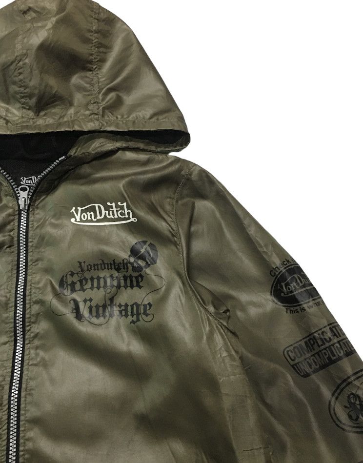 Von Dutch Von Dutch Nylon Hoodie Jacket Very Cool Design Size US S / EU 44-46 / 1 - 5 Thumbnail