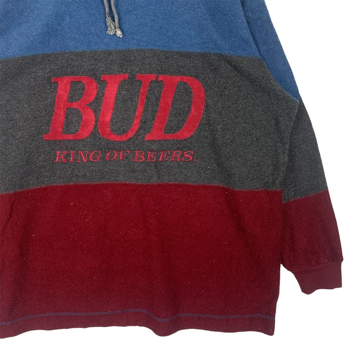 Budweiser Budweiser Embroider Spellout Turtle Neck Fleece Sweatshirt Size US XL / EU 56 / 4 - 3 Thumbnail