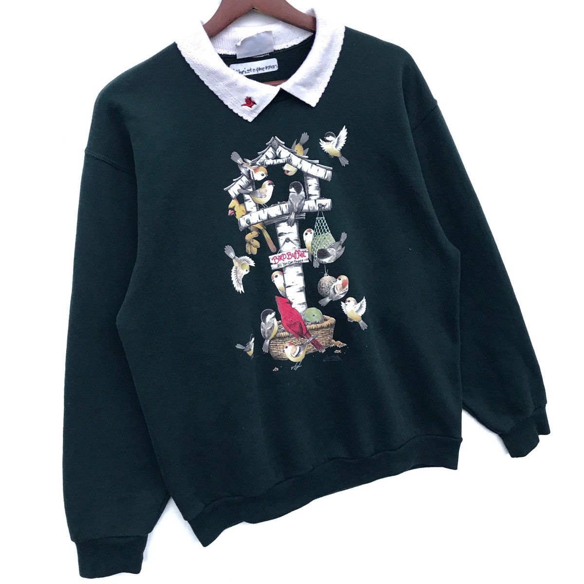 Vintage Vintage Morning Sun BigLogo Bird Crewneck Sweatshirt Size US M / EU 48-50 / 2 - 2 Thumbnail