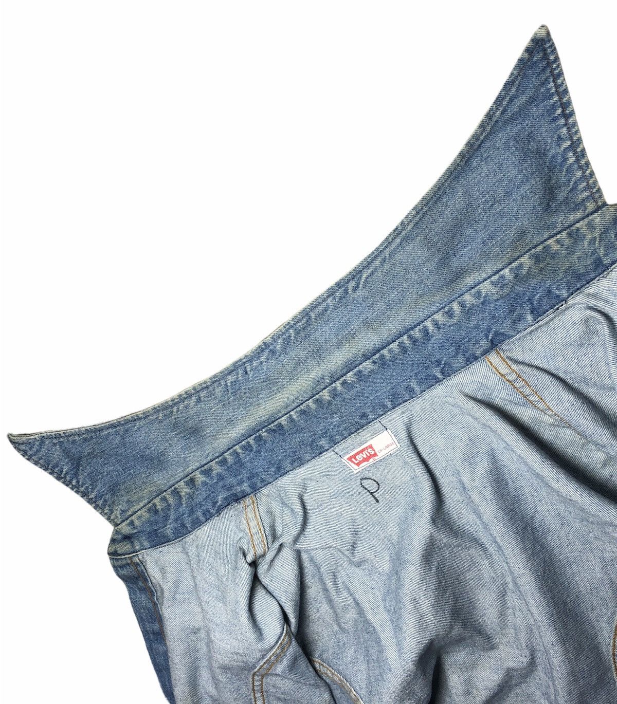 Levi's VINTAGE 70s/early 80s LEVIS ORANGE TAB BUTTON DENIM JACKET Size US XL / EU 56 / 4 - 12 Thumbnail