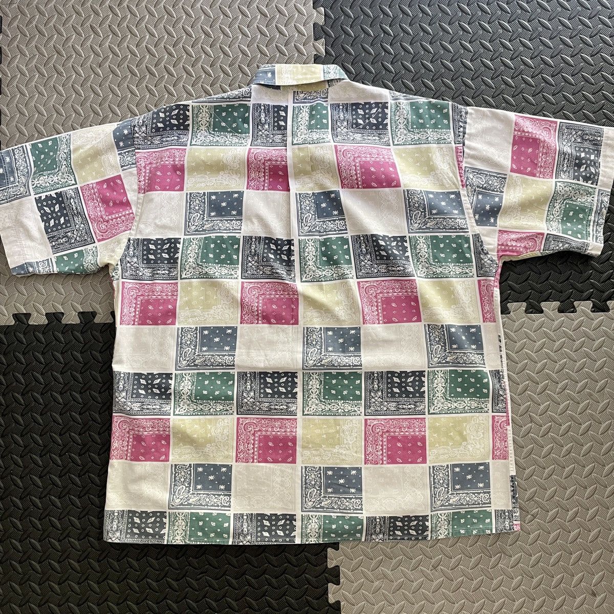 Cutter & Buck × Vintage Cutter & Buck Bandana Patchwork Style Button-up Shirt Size US XL / EU 56 / 4 - 3 Thumbnail