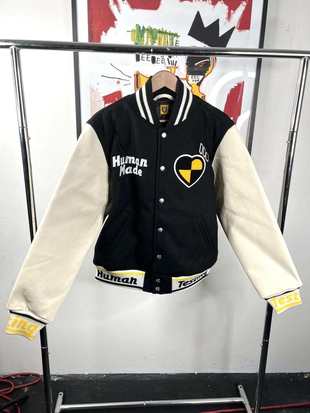 Human Made x Asap Rocky Human Testing Varsity Jacket