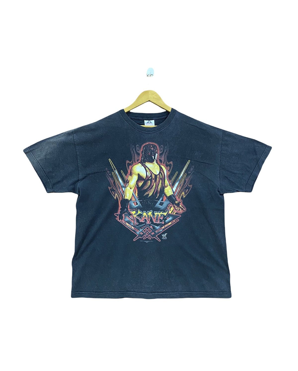 Vintage vintage 2001 KANE out of the fire wrestling wwf wwe t-shirts Size US XL / EU 56 / 4 - 1 Thumbnail