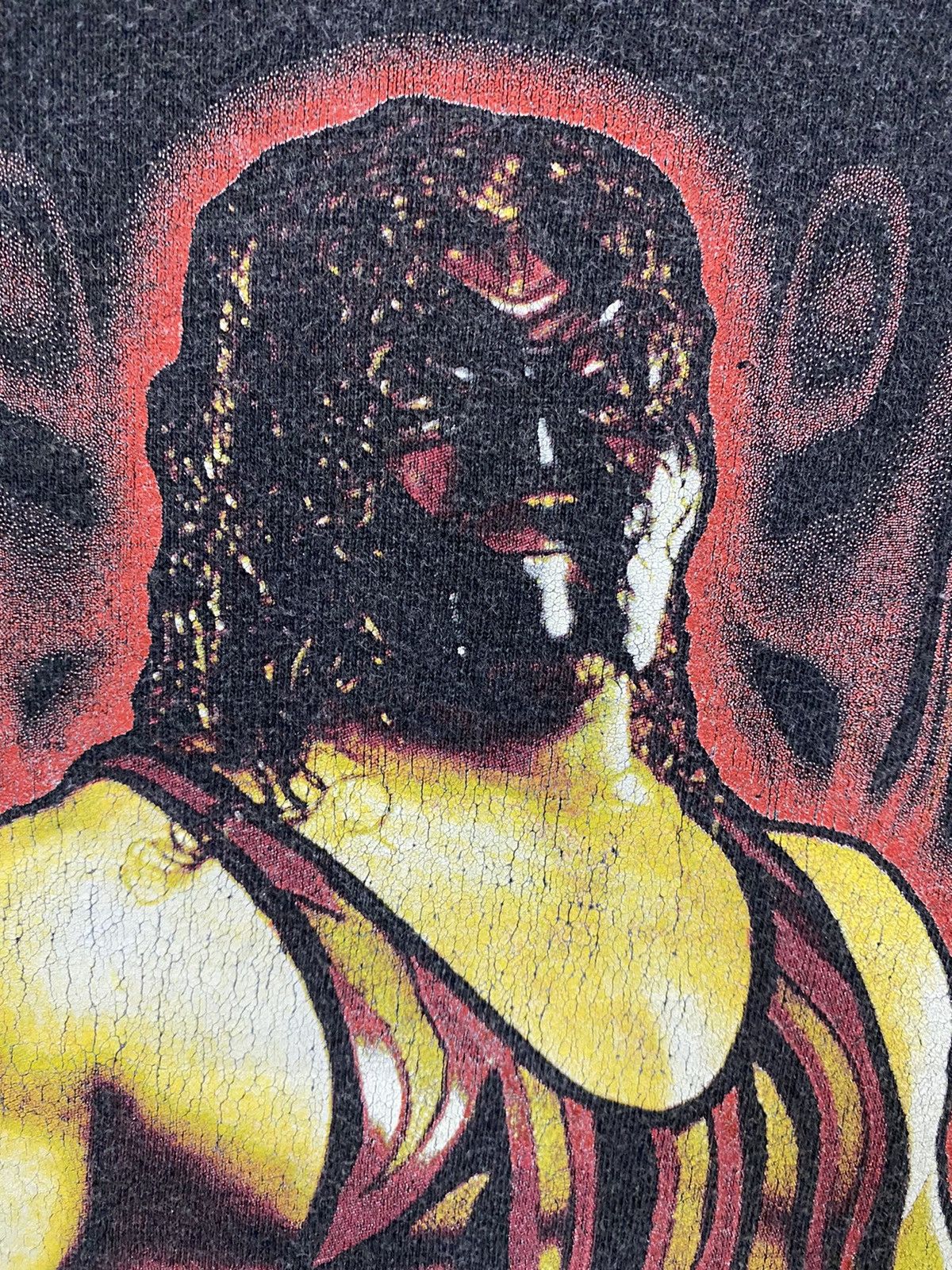 Vintage vintage 2001 KANE out of the fire wrestling wwf wwe t-shirts Size US XL / EU 56 / 4 - 4 Thumbnail