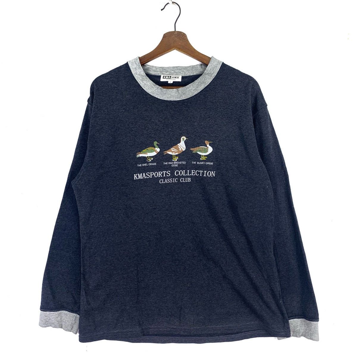 Vintage KMA International Duck Rare Design Crewneck Sweatshirt Size US L / EU 52-54 / 3 - 1 Thumbnail