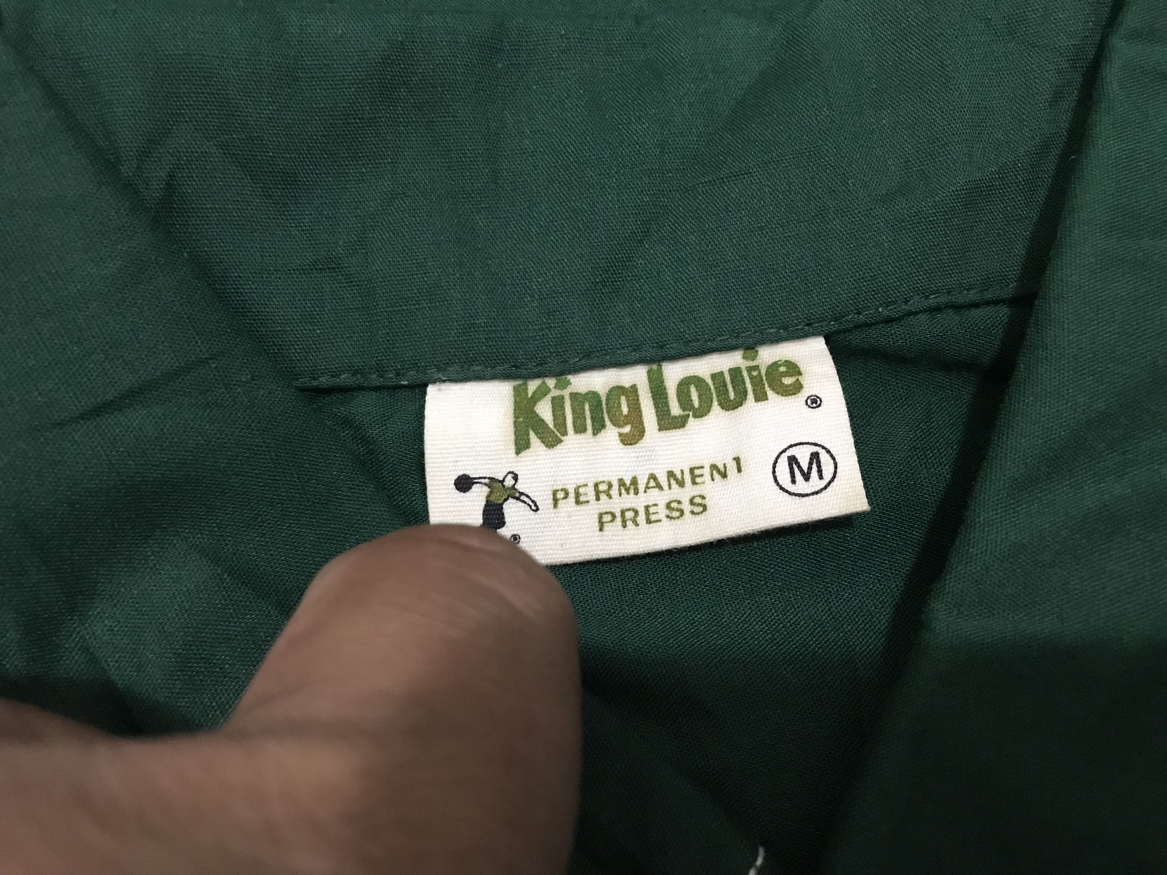 Vintage Vintage King Louie Permanent Press Bowling Shirt Size US XL / EU 56 / 4 - 3 Thumbnail
