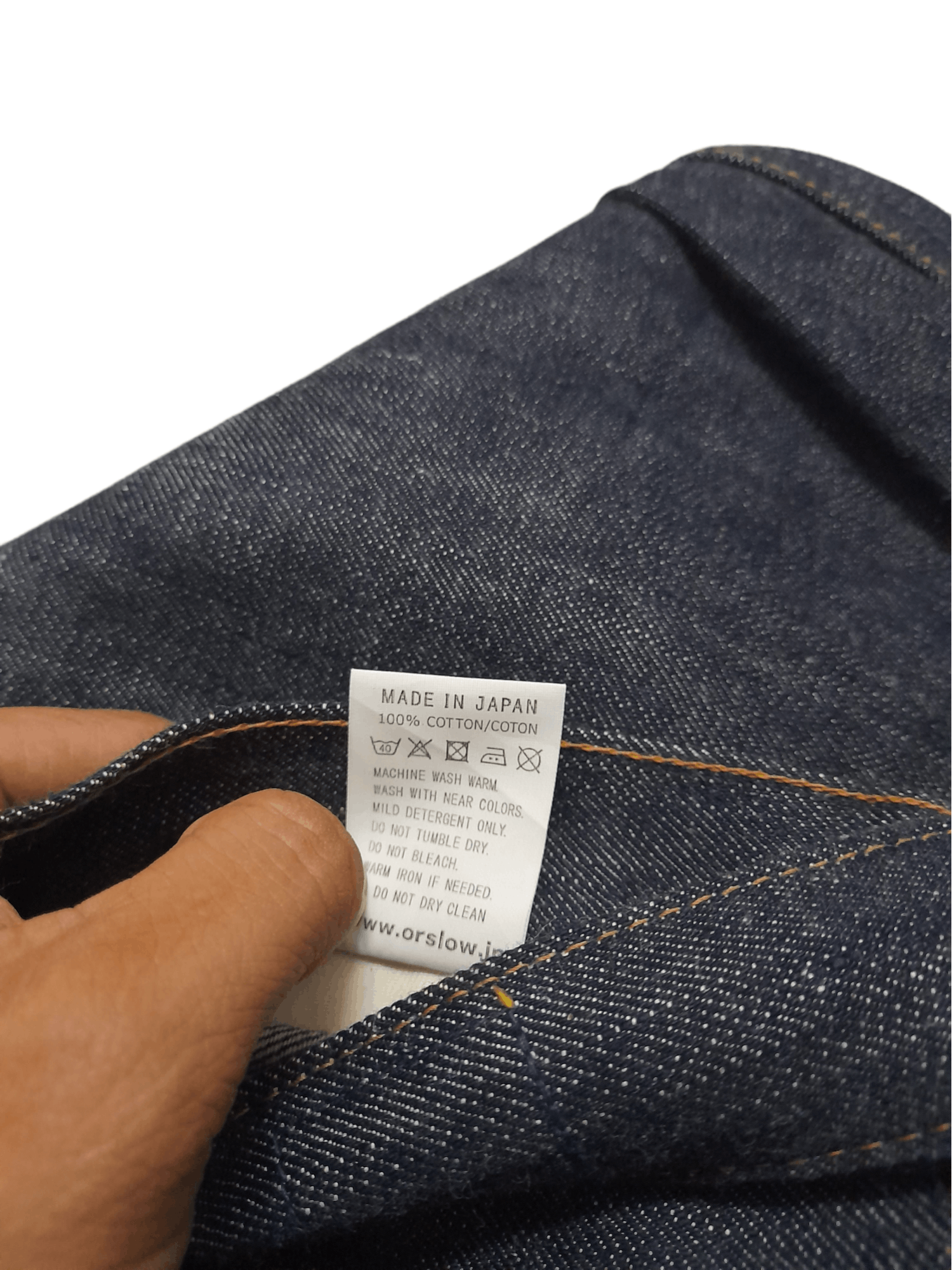Orslow ORSLOW Orange Tag Denim (D902) W28 Size US 28 / EU 44 - 10 Thumbnail