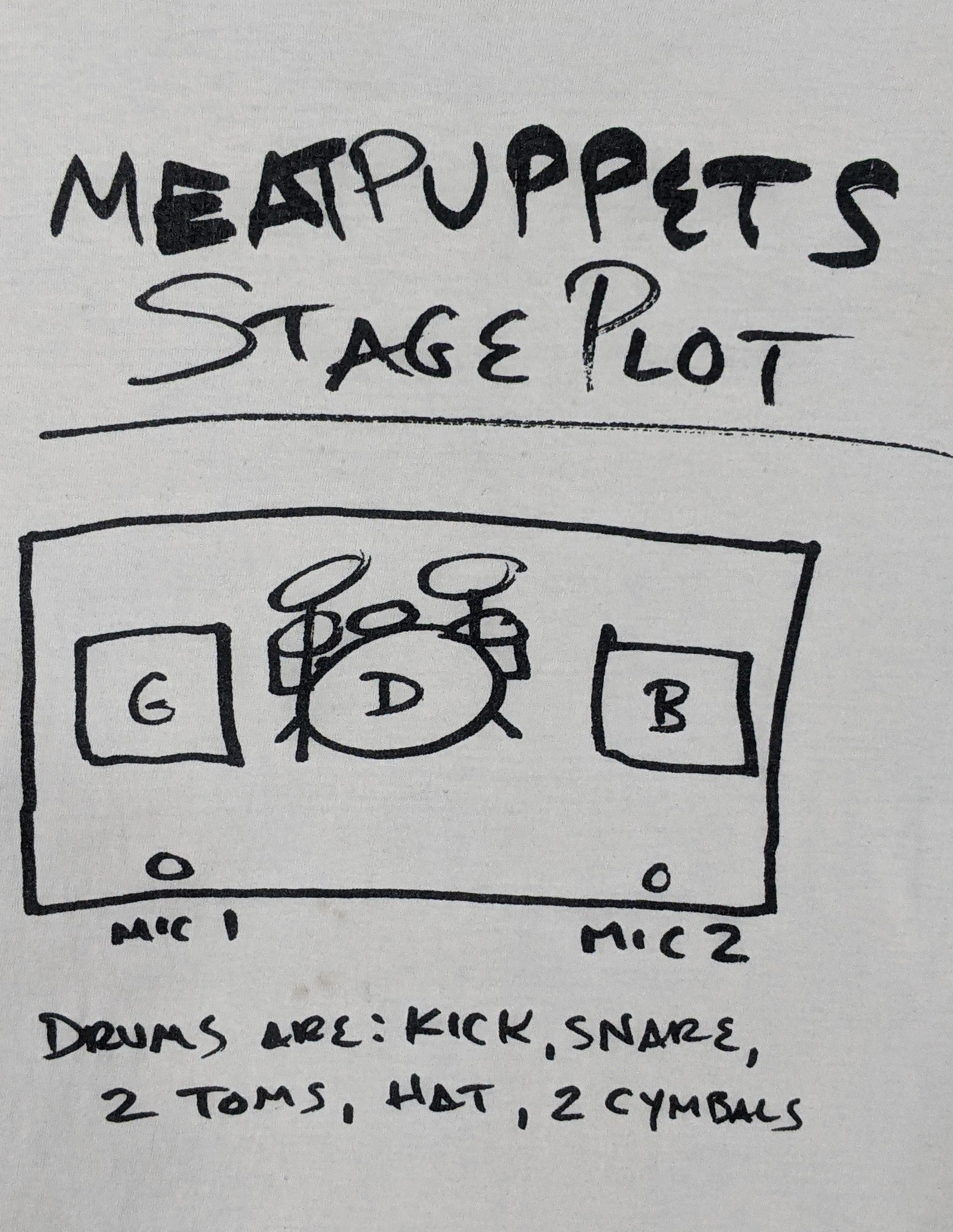 Band Tees Vintage Meat Puppets Stage Plot shirt Size US M / EU 48-50 / 2 - 2 Thumbnail